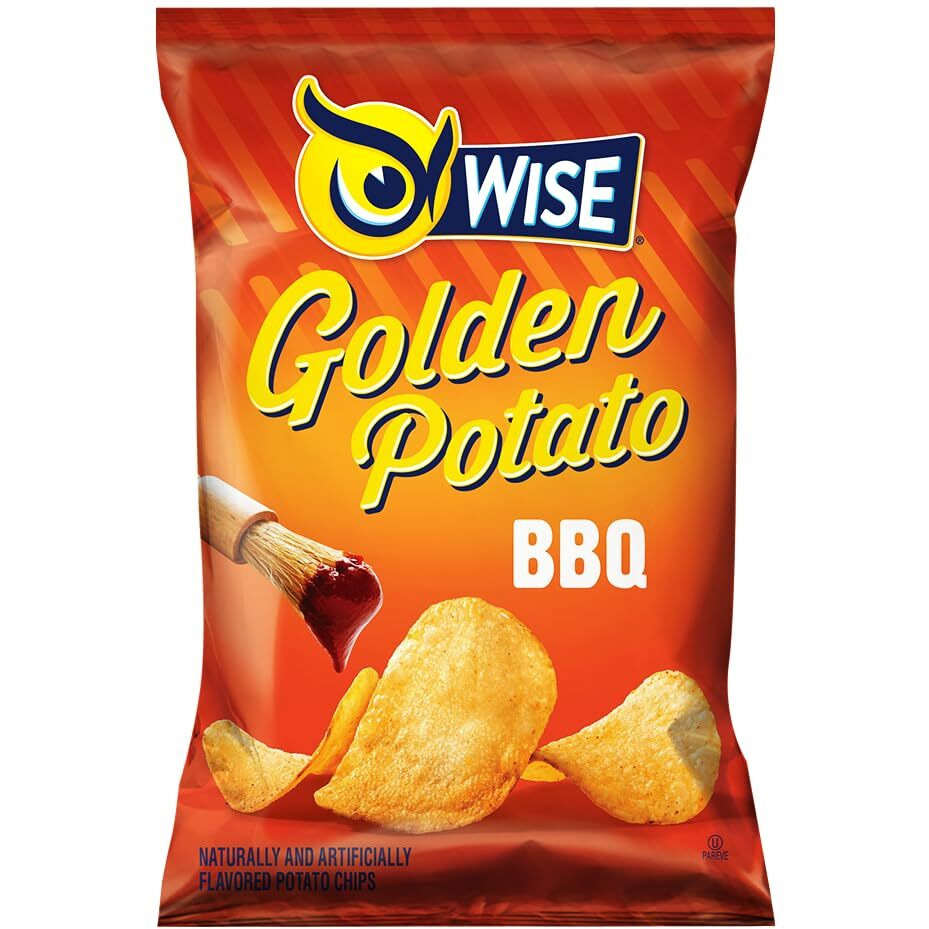 Wise Snack Bbq Potato Chips Bulk Snack Chips For Fun And Tasty Snacking 0.75 Ounce 40 Count, Gluten Free, 0G Trans Fat, No Preservatives