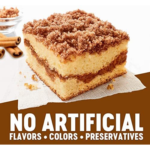 Krusteaz Cinnamon Swirl Crumb Cake & Muffin Mix, Also Makes Muffins, 21-Ounce Box (Pack Of 10)