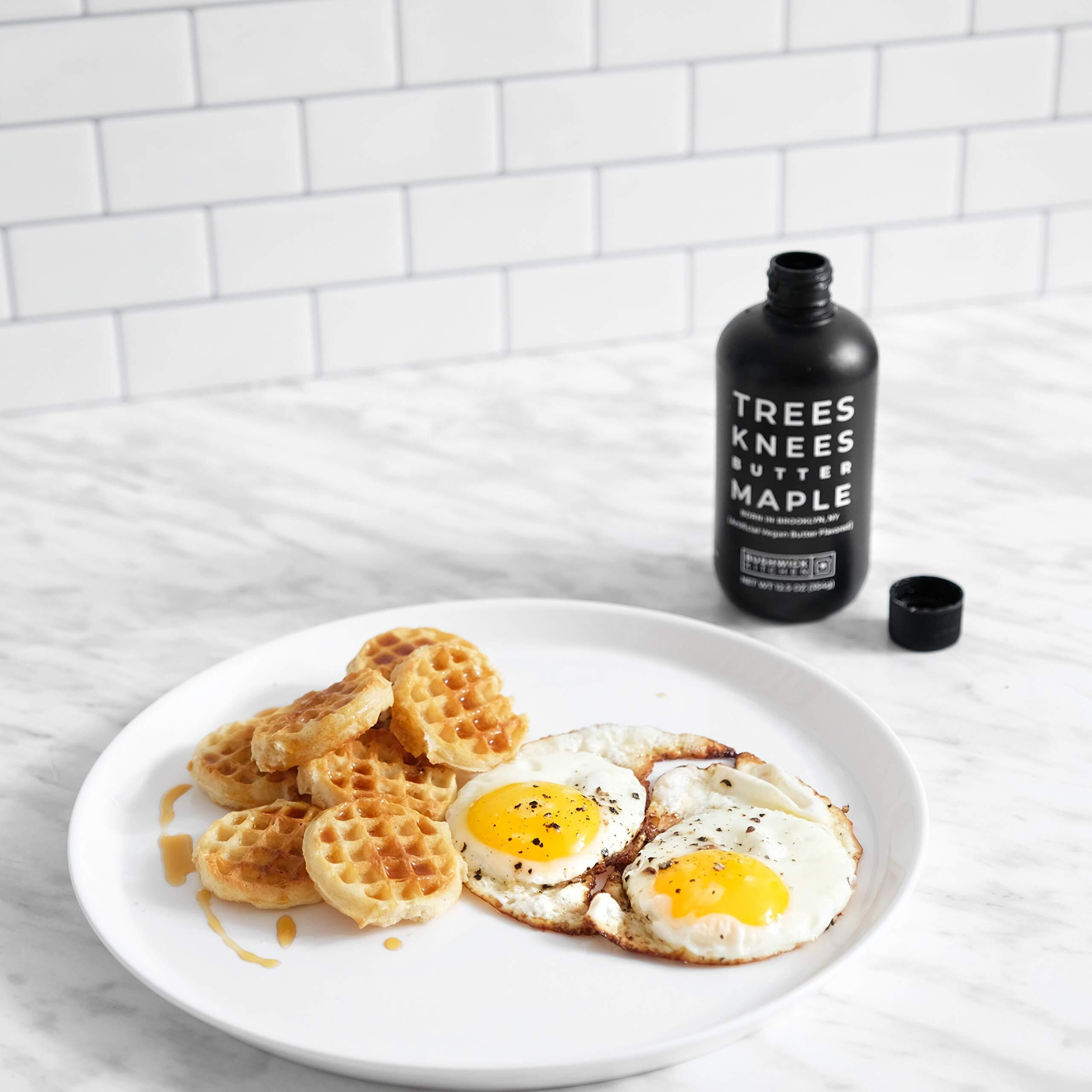 Trees Knees Butter Maple, Organic Maple Syrup With Sea Salt, Vegan, Gluten-Free, Paleo-Friendly, Grade A Maple Syrup Infused With Sweet And Savory Flavor (11.5 Ounce Bottle)