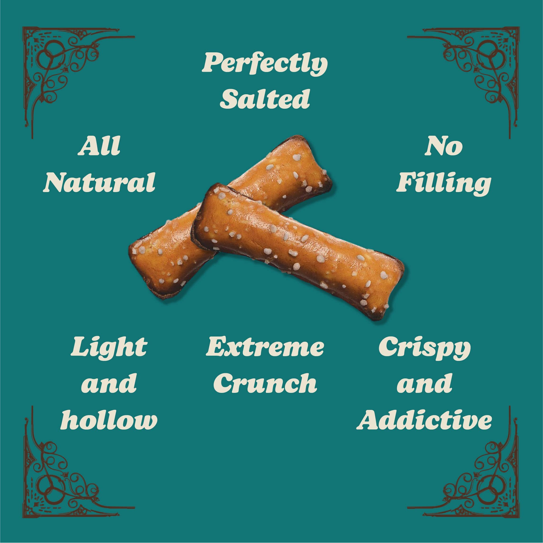 Unique Snacks Original Pretzel Shells, Delicious Homestyle Baked Snack Bag, Vegan, Ou Kosher, And Non-Gmo Food, No Artificial Flavor, 10 Oz. Bag, Pack Of 12