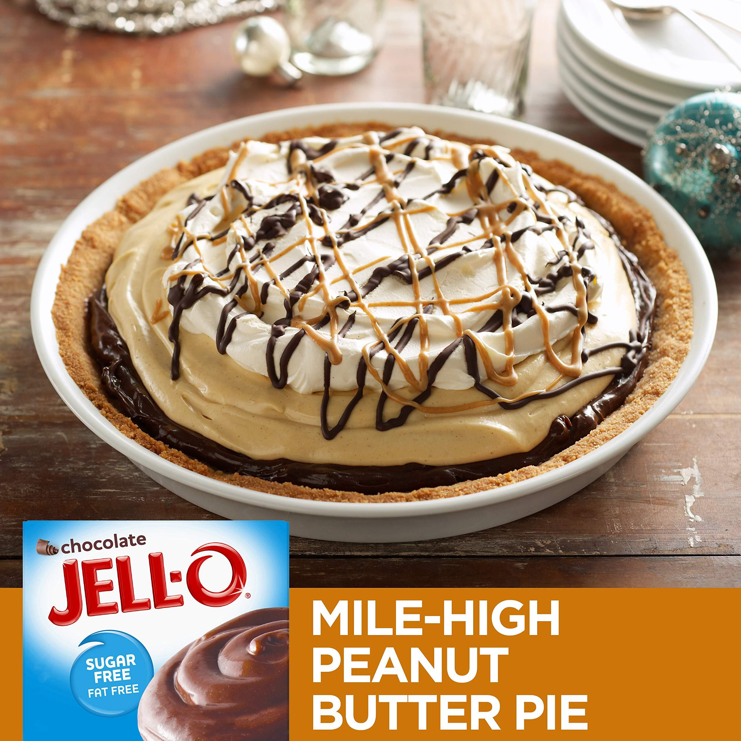 Jell-O Instant Chocolate Sugar-Free Fat Free Pudding & Pie Filling (1.4 Oz Boxes, Pack Of 24)
