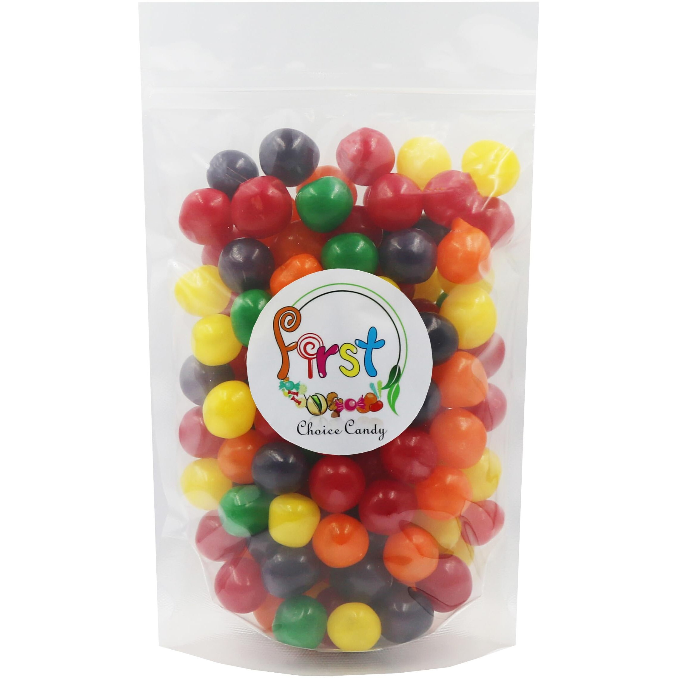 Sour Chewy Fruit Candy Balls (Assorted, 1 Pound)