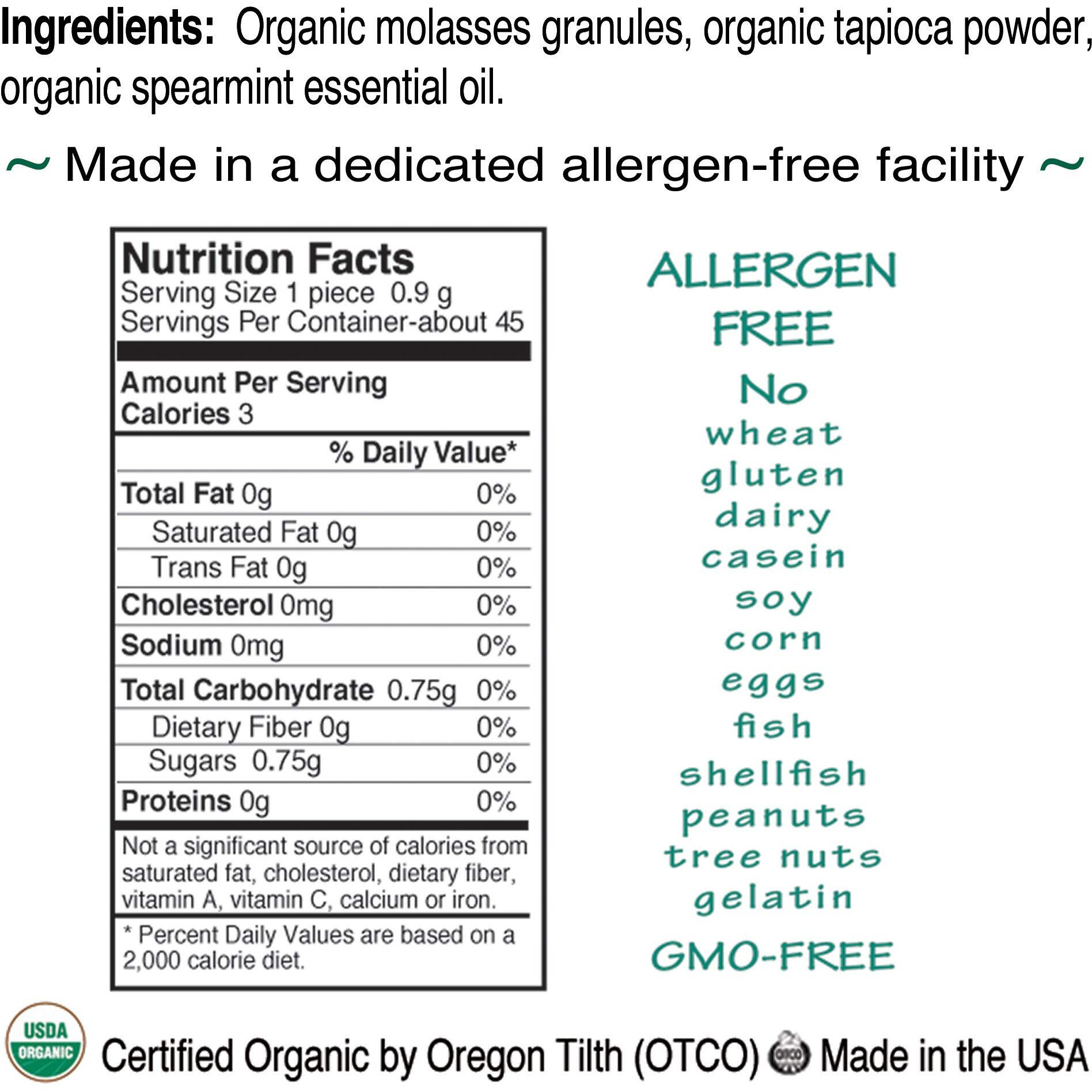 St. Claire's Organic Breath Mints (Spearmint, 27 Ounce Refill Bag, Over 800 Pieces) | Gluten-Free, Vegan, Gmo-Free, Plant-Based, Allergen-Free | Made In Our Allergen-Free Facility
