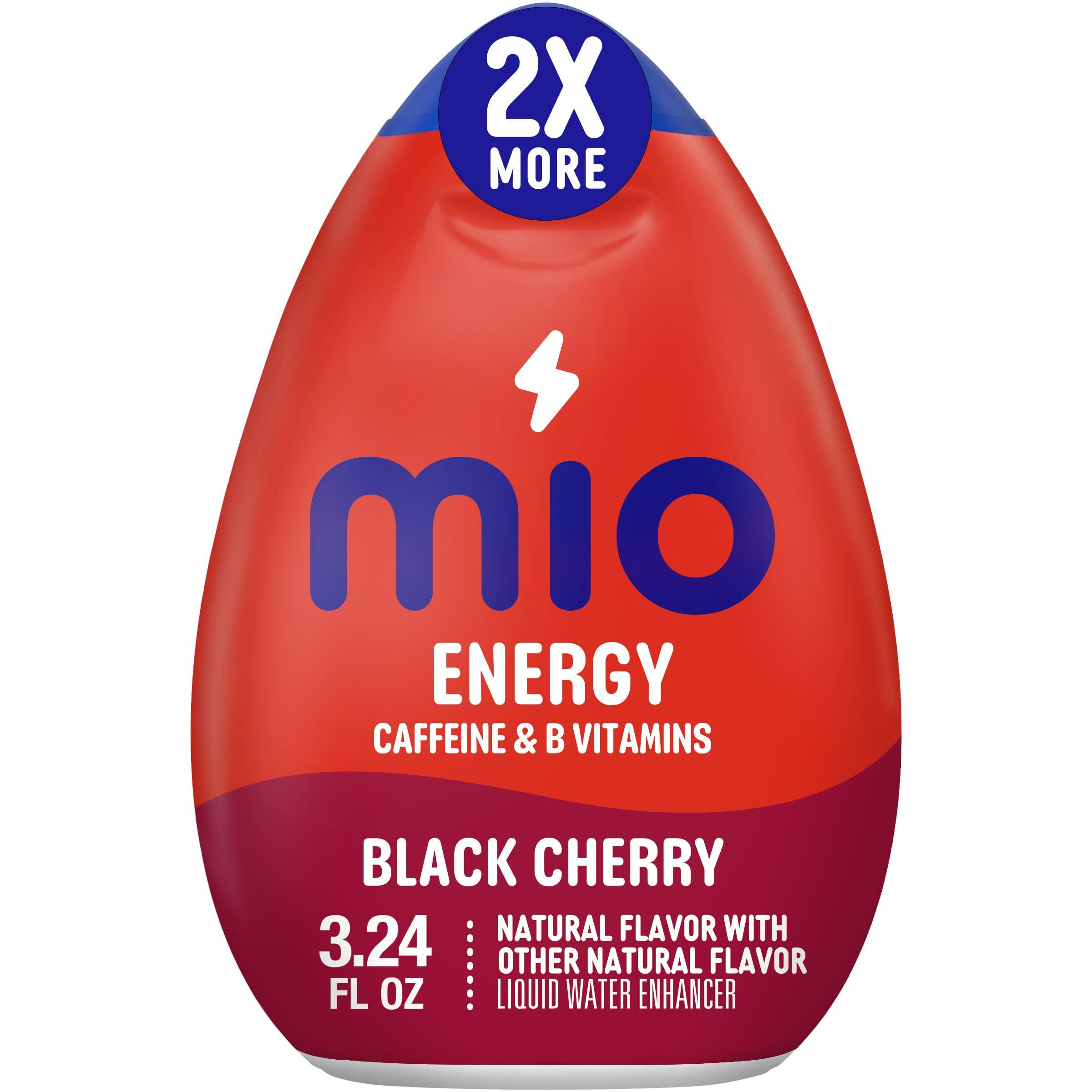 Mio Energy Black Cherry Naturally Flavored With Other Natural Flavor Liquid Water Enhancer, 3.24 Fl Oz Bottle