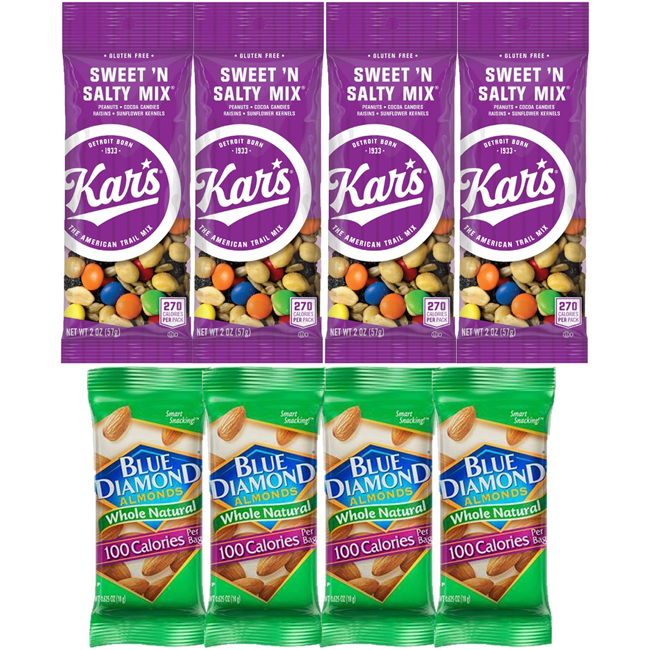 Nuts Snack Packs - Mixed Nuts And Trail Mix Individual Packs - Healthy Snacks Care Package (28 Count)