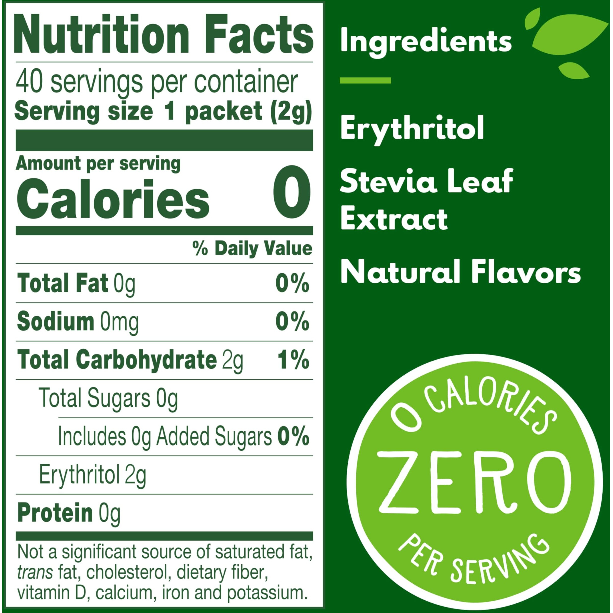 Truvia Calorie-Free Sweetener Stevia Leaf Packets, 240 Count (16.9 Oz Carton)