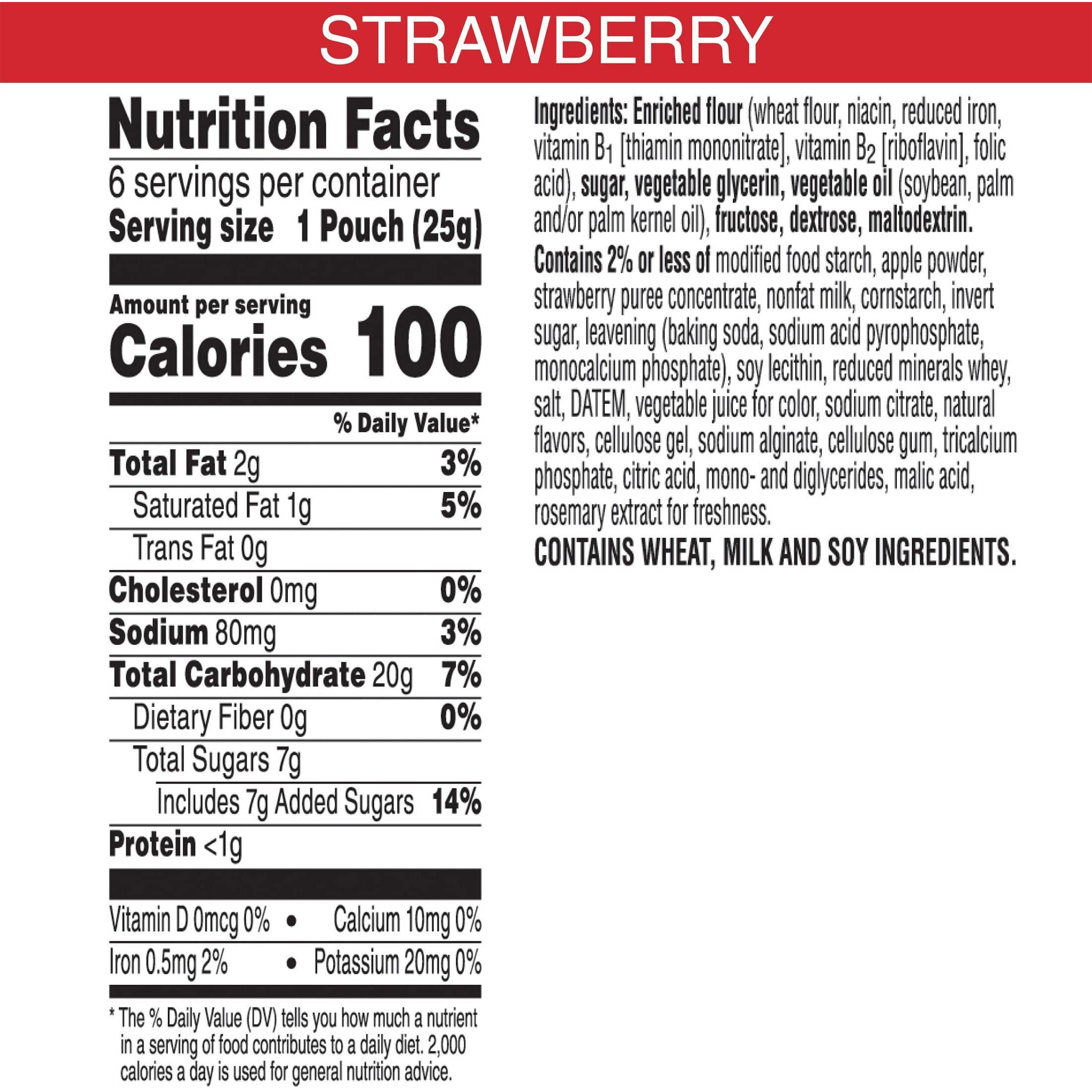 Kellogg's Special K Pastry Crisps, Strawberry, 5.28Oz (8 Count)