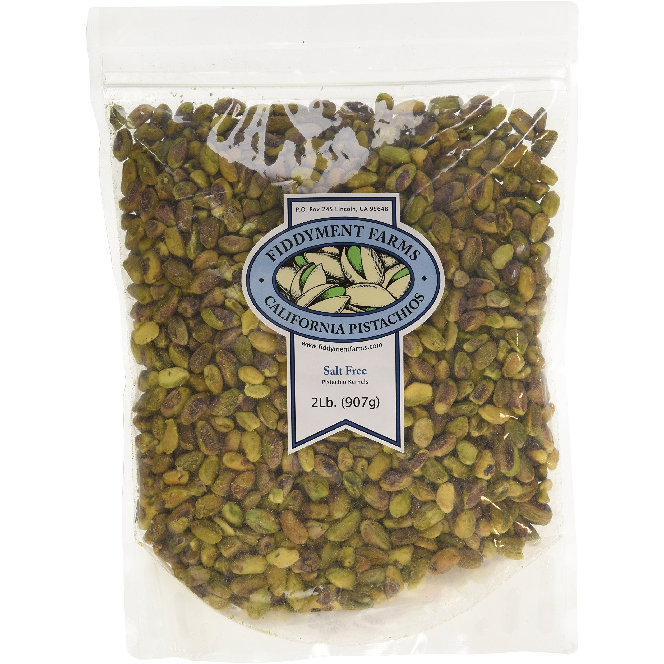 Fiddyment Farms 2Lb Unsalted Pistachio Kernels
