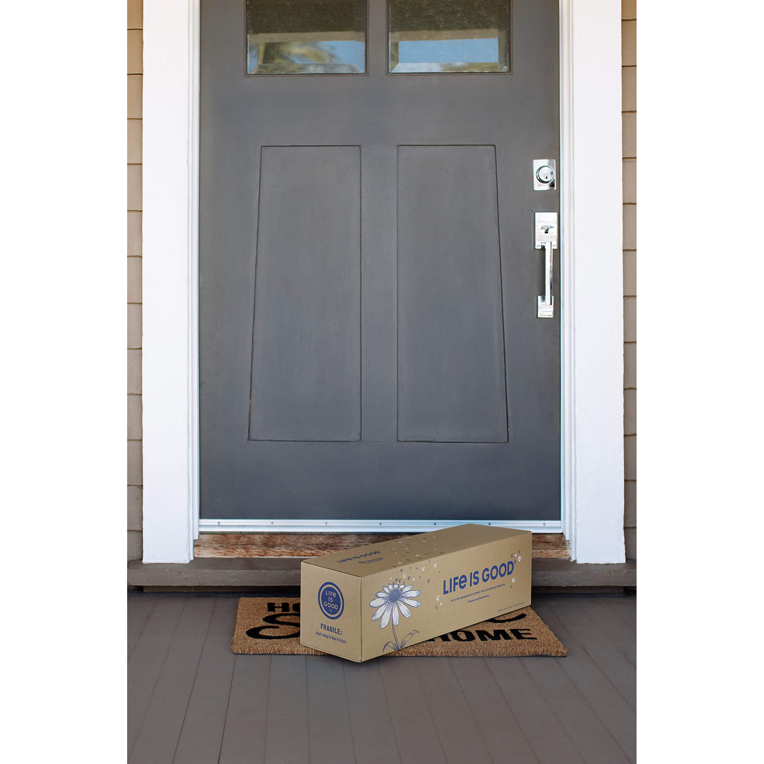 Benchmark Bouquets Life Is Good Flowers Orange, Prime Delivery, Vase Included, Grower Direct Fresh Cut Flowers, Gift For Home D  Cor, Birthday, Anniversary, Get Well, Sympathy, Friendship And Love.