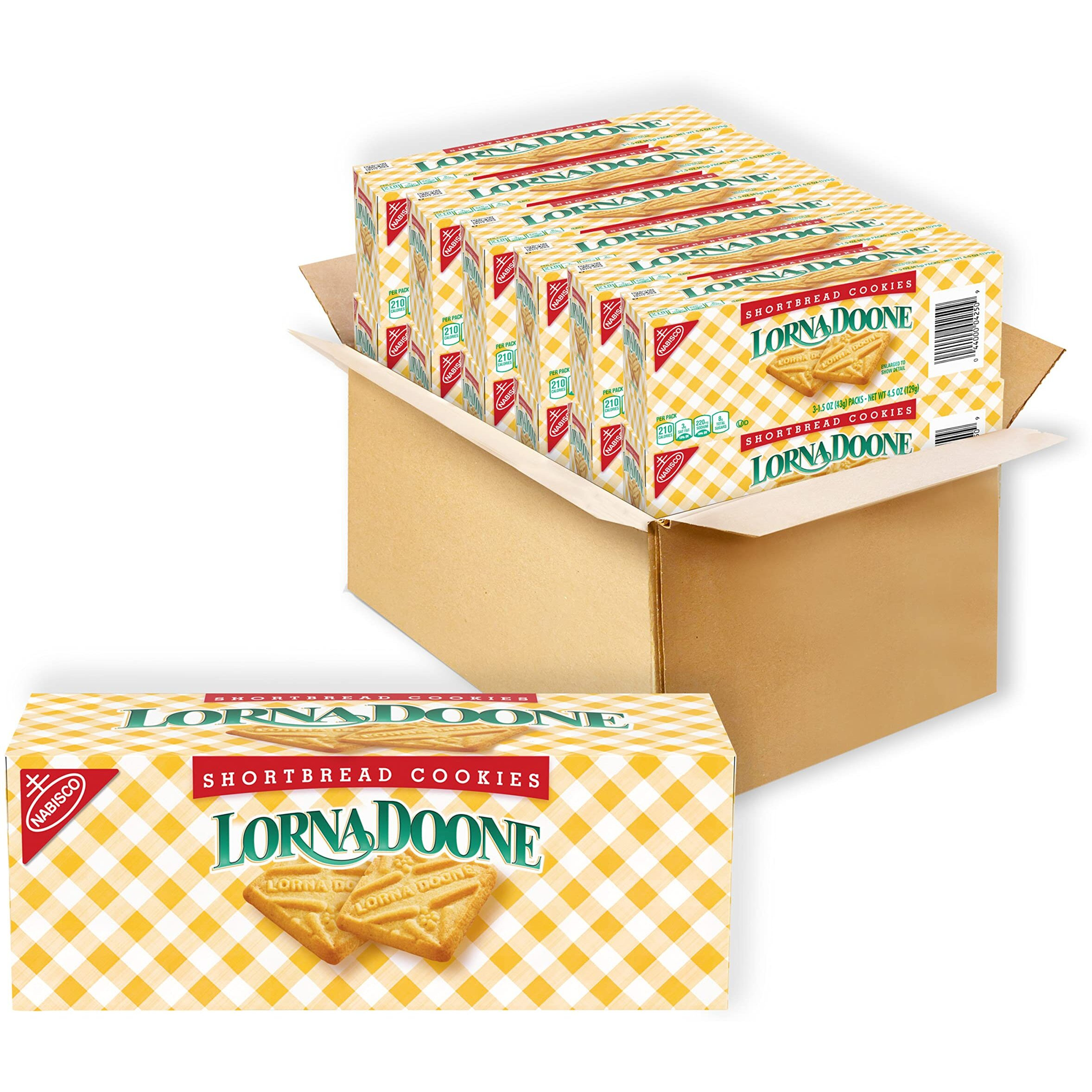 Lorna Doone Shortbread Cookies, 12 - 4.5 Oz Boxes