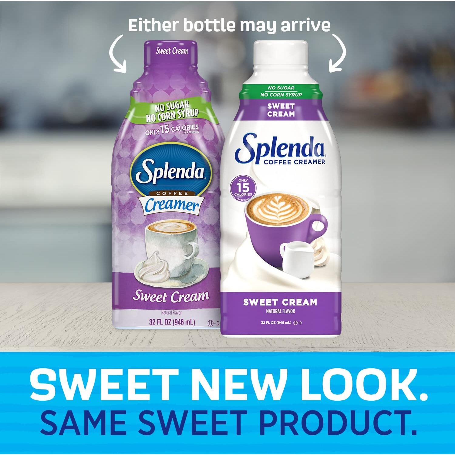 Splenda Sugar Free Sweet Cream Coffee Creamer, 32 Fl Oz (Pack Of 6)