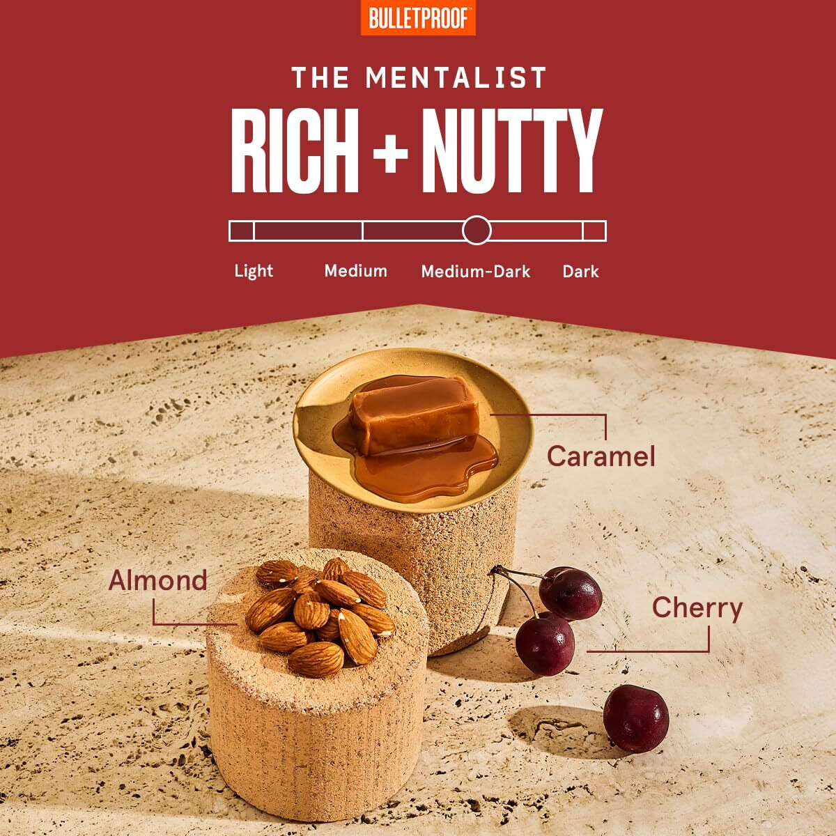 Bulletproof The Mentalist Medium-Dark Roast Single-Serve Pods, 24 Count, 100% Arabica Coffee Sourced From Central And South America, Clean Coffee