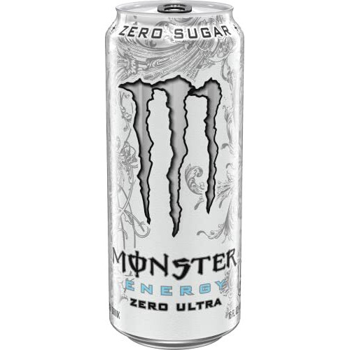 Monster Energy Zero Ultra, 16 Fl Oz Cans, 12 Pack
