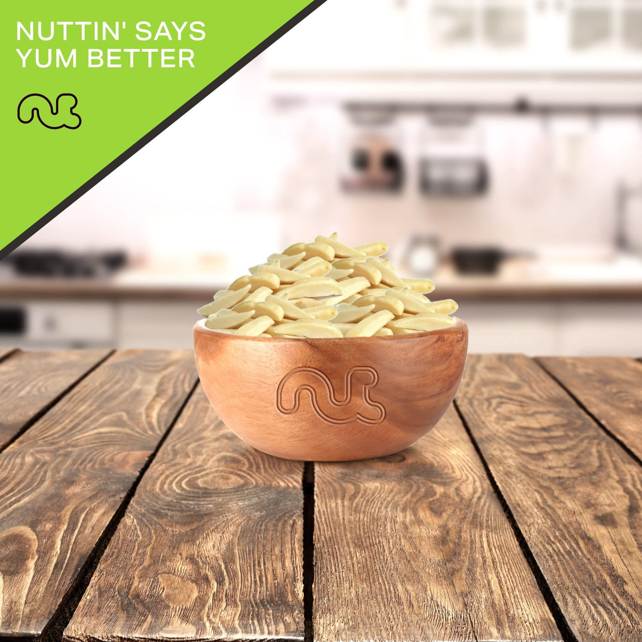 Nut Cravings - Raw Slivered Almonds, Unsalted, (32Oz - 2 Lb) Packed Fresh In Resealable Bag - Nut Snack - Healthy Protein Food, All Natural, Keto, Vegan, Kosher Ideal For Trail Mixed Nuts