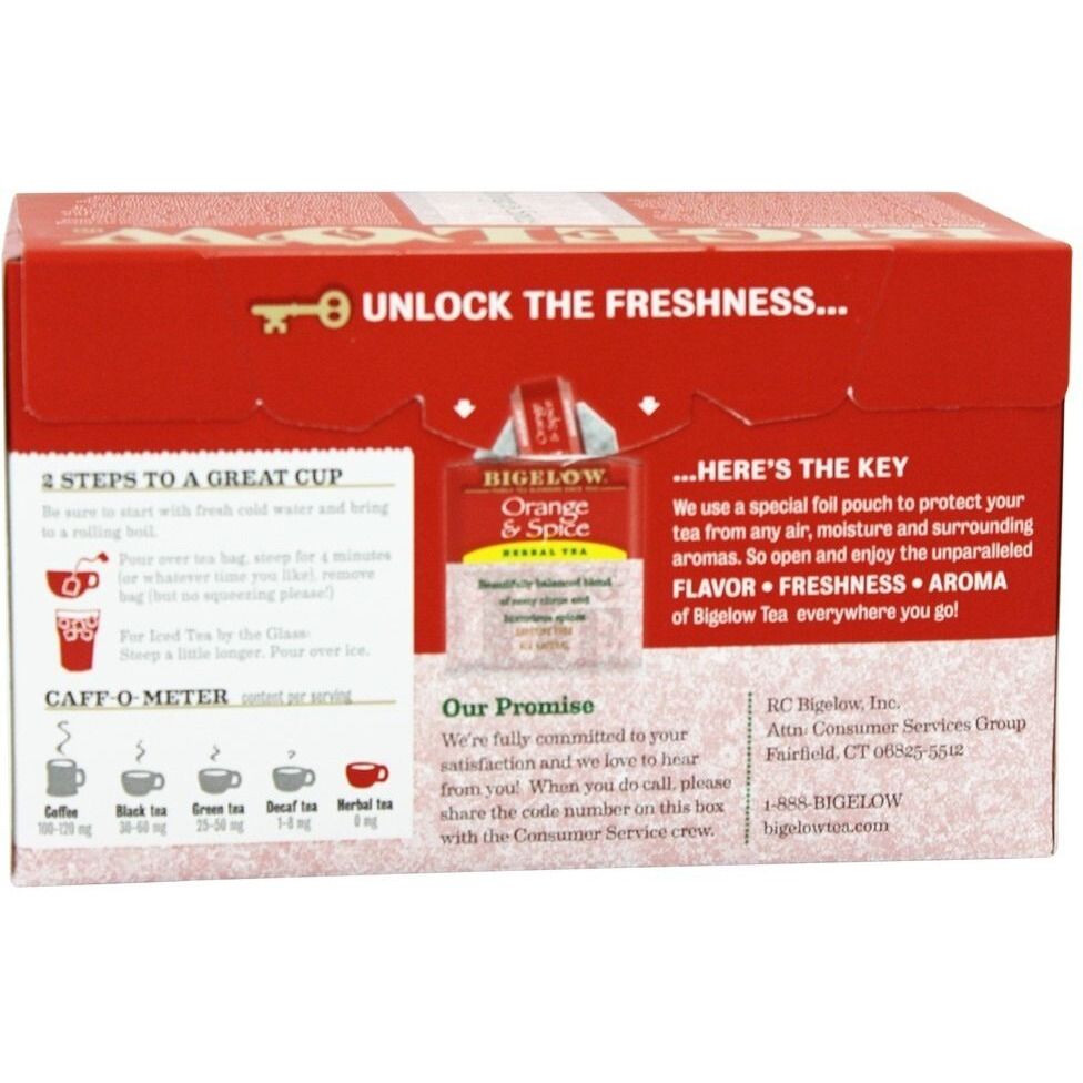 Bigelow Orange & Spice Tea Bags - 20 Ct - 3 Pack