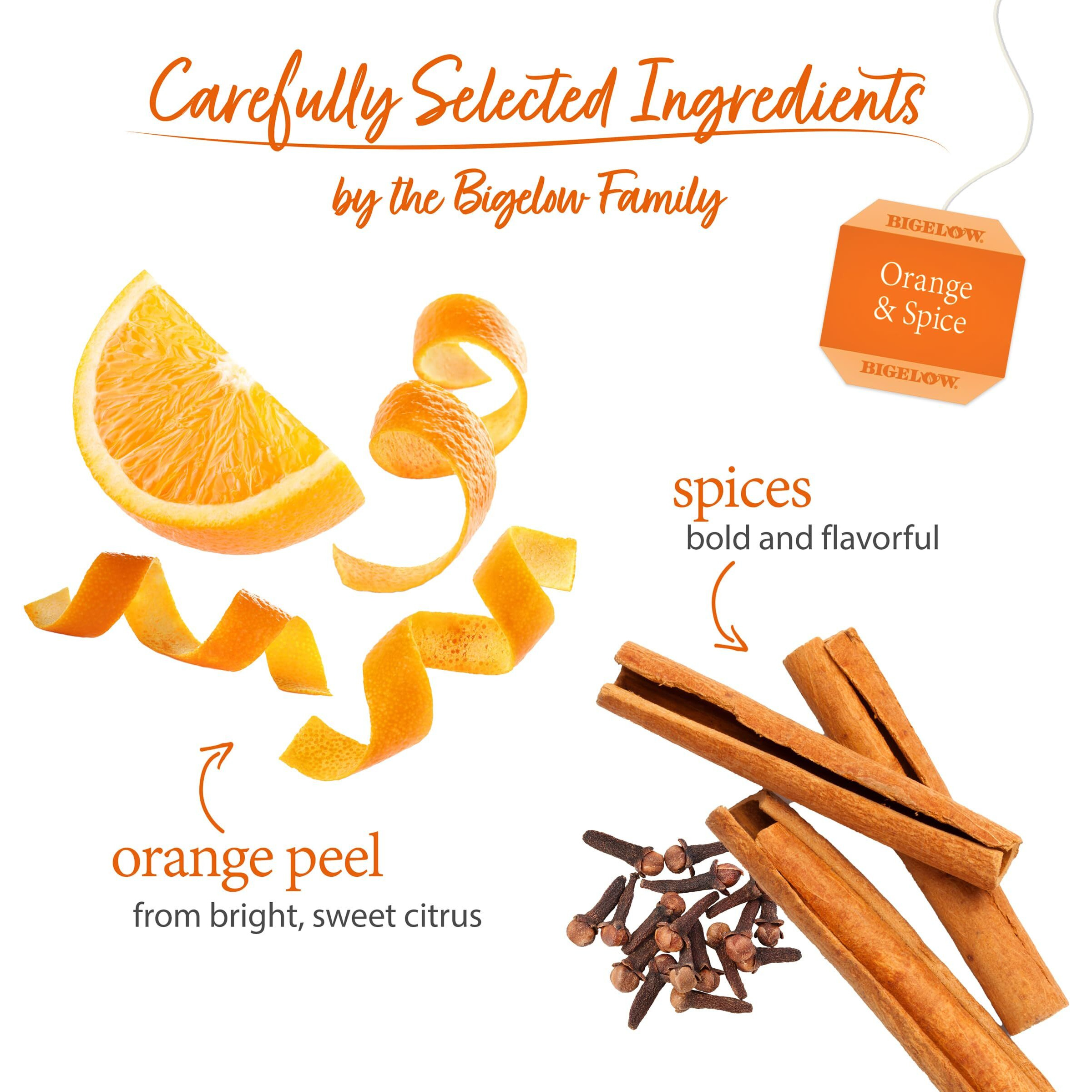Bigelow Orange & Spice Tea Bags - 20 Ct - 3 Pack