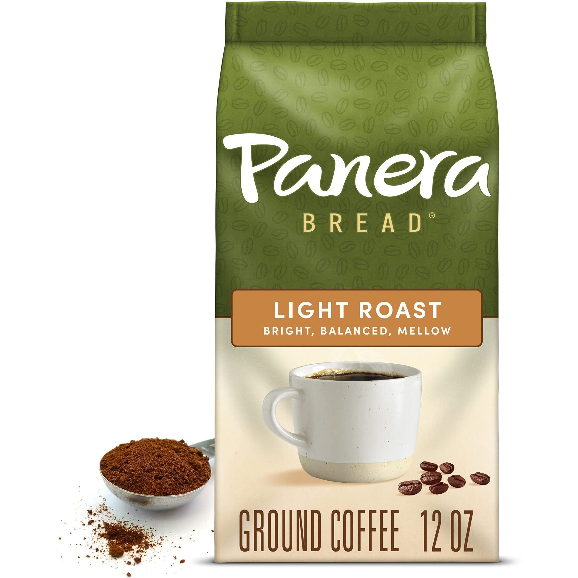 Panera Light Roast, Ground Coffee, 100 Percent Arabica Coffee, Bagged 12Oz.