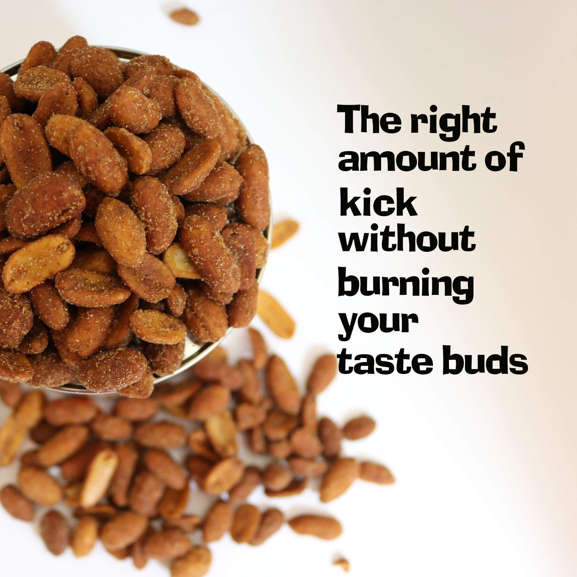 Kickin Sriracha Peanuts - 12Oz - Ultimate Gourmet Gift Peanuts - Try If You Dare