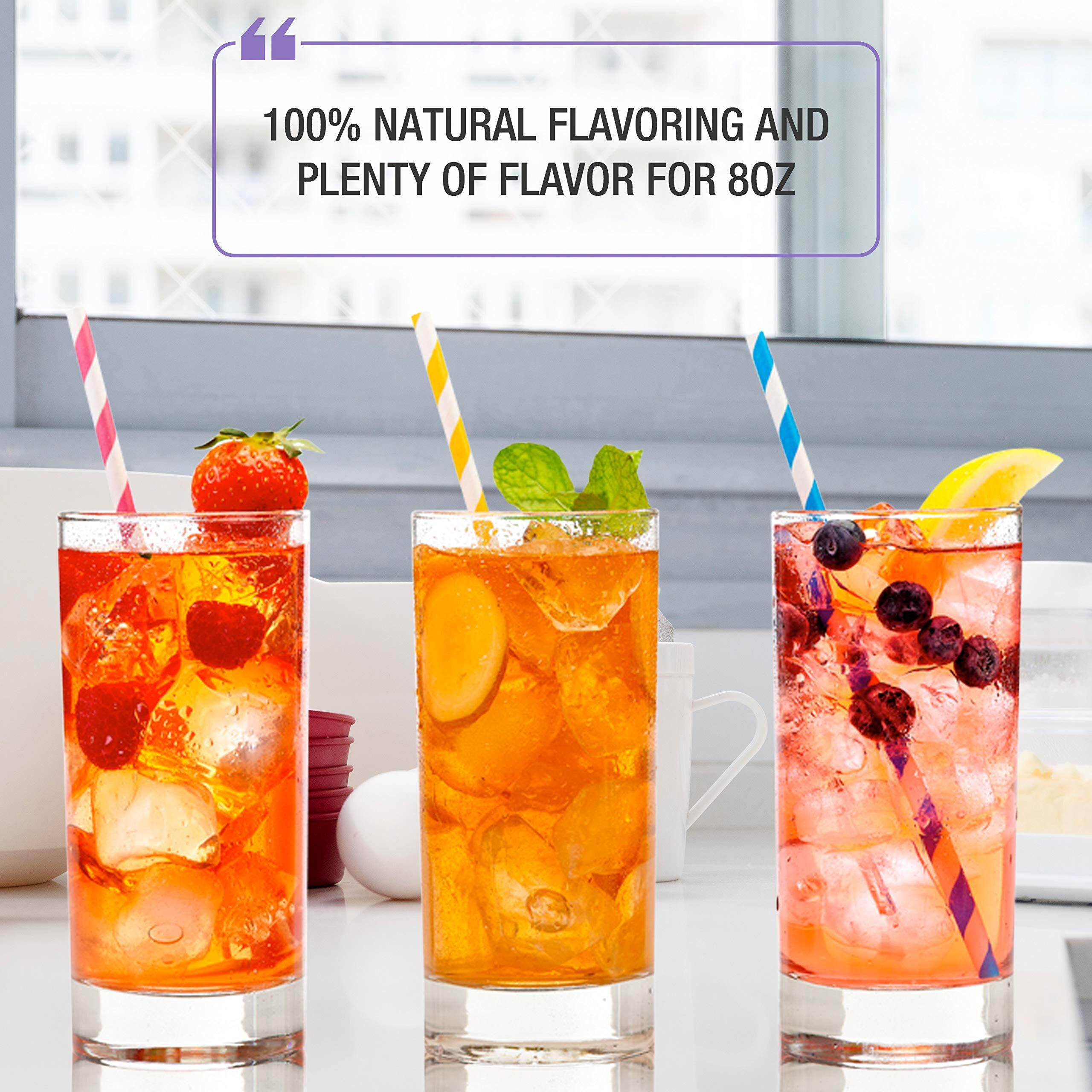 Brew La La Organic Green Tea - Natural Acai Flavor - 50 Double Chambered Bags - Low Caffeine Gourmet Tea - Certified Organic