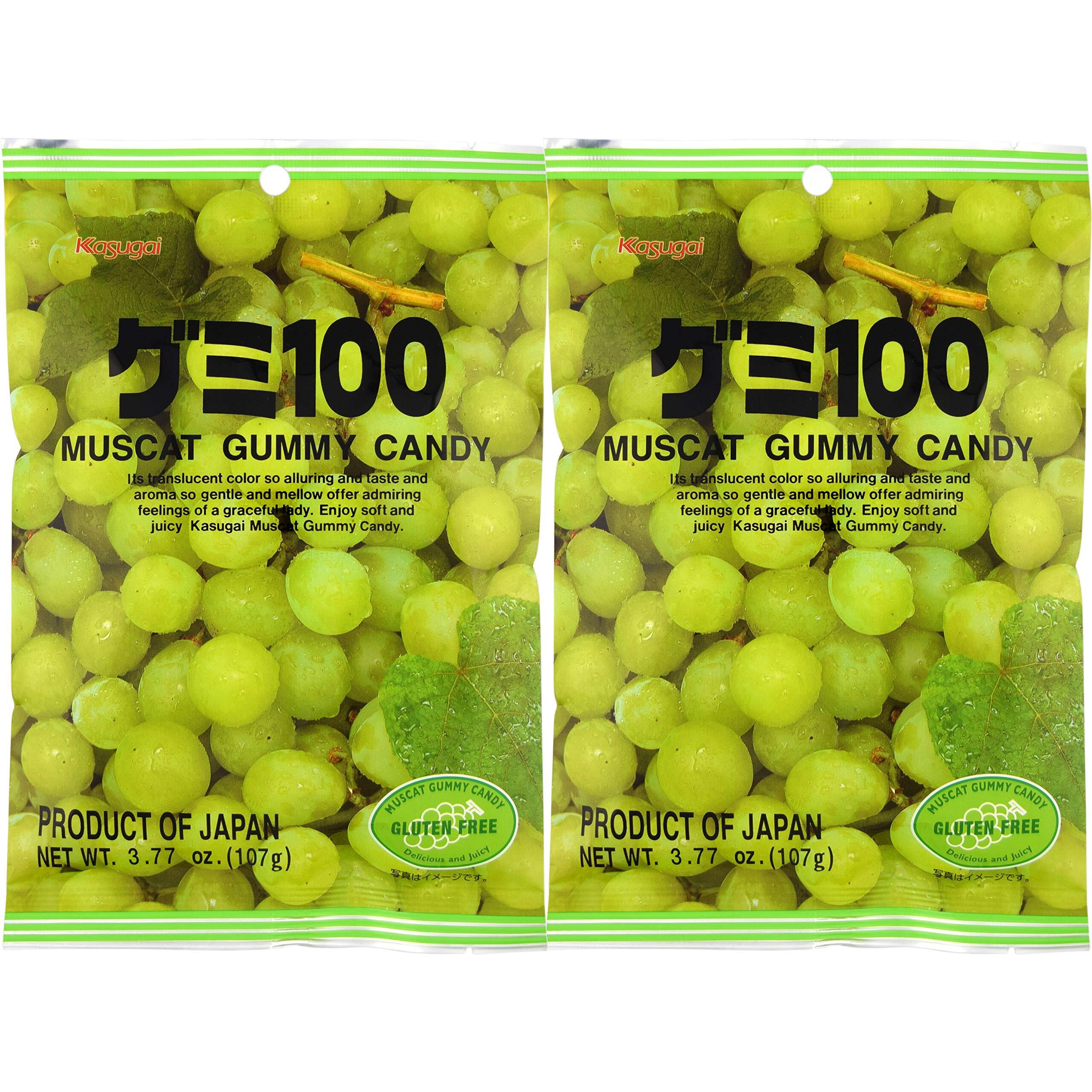 Kasugai Muscat Gummy Candy, 3.77-Ounce (Pack Of 2)