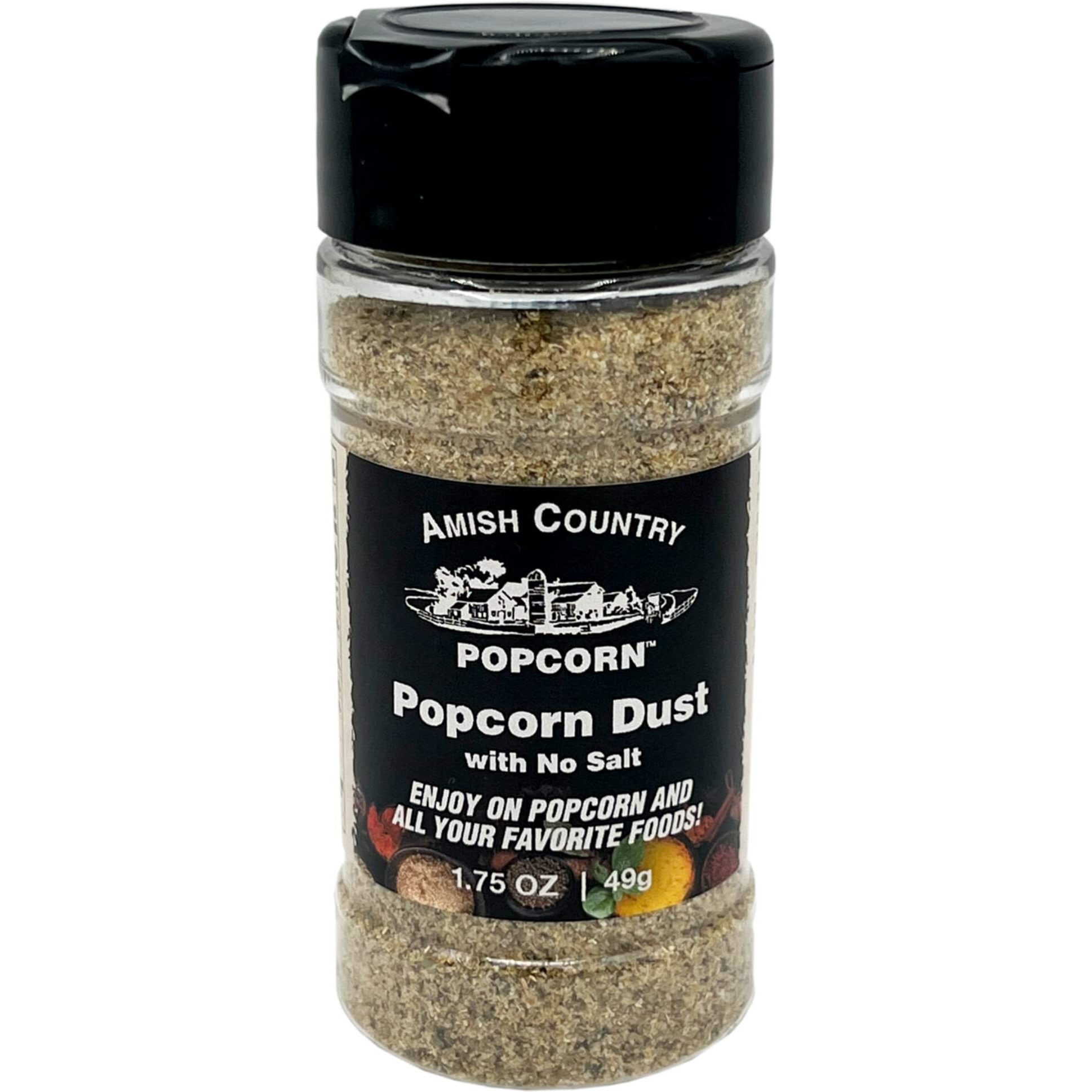 Amish Country Popcorn | Popcorn Dust With No Salt - 1.75 Oz | Old Fashioned, Non-Gmo And Gluten Free