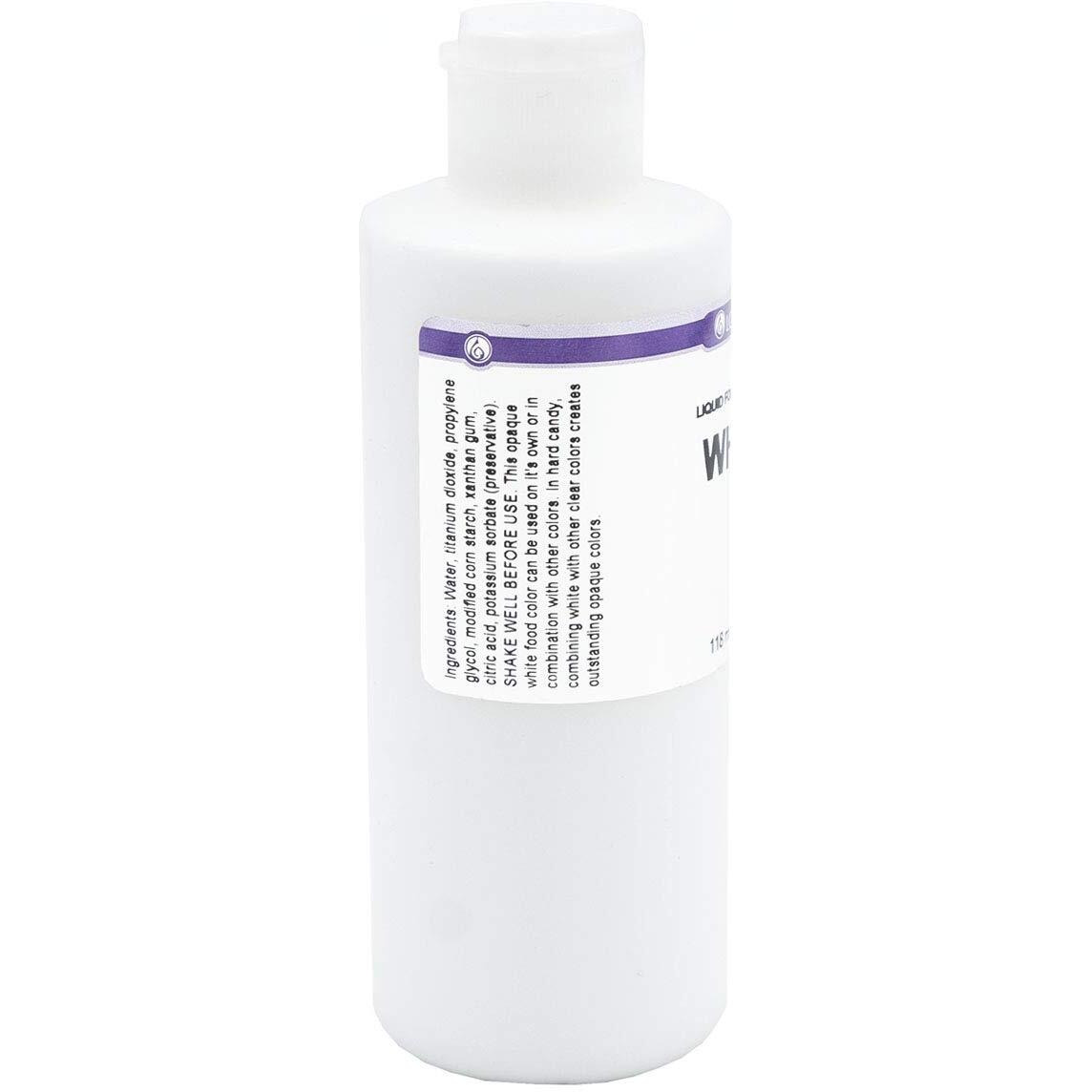 Lorann White Liquid Food Coloring, 4 Ounce Bottle