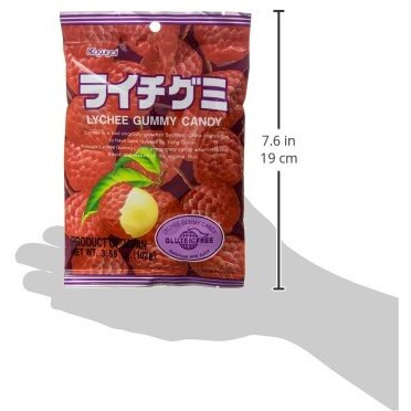 Kasugai Gummy Candy, Lychee, 3.59 Ounce
