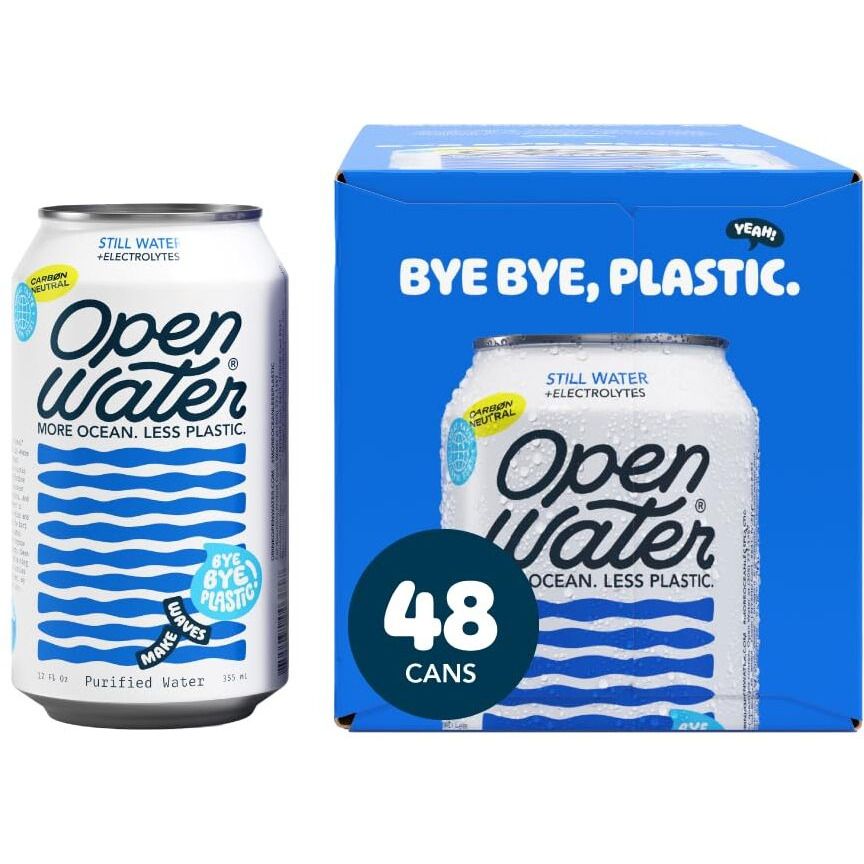 Open Water - Still Cans (4 Cases - Canned Still Water)