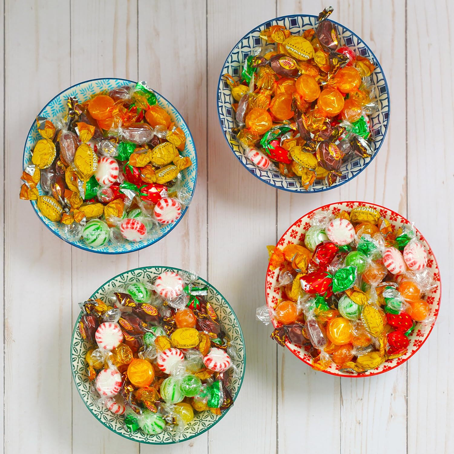 Hard Candy Assortment - 6 Pounds - Old Fashioned Hard Candies - Classic Hard Candy Assortment - Assorted Hard Candies For Desk, Offices, Schools, Gifts