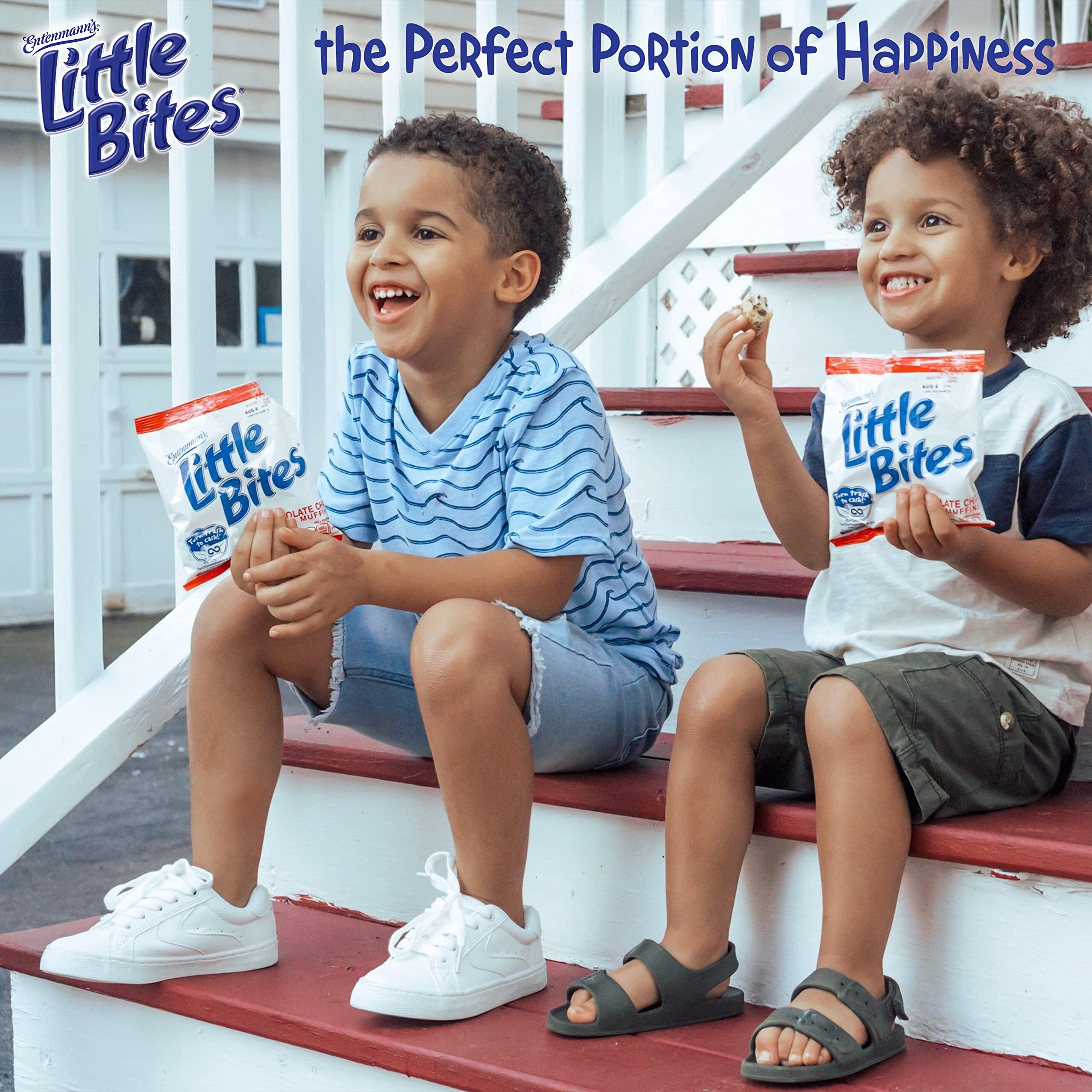 Entenmann's Little Bites Chocolate Chip Mini Muffins, 2 Pack (20 Pouches Total)