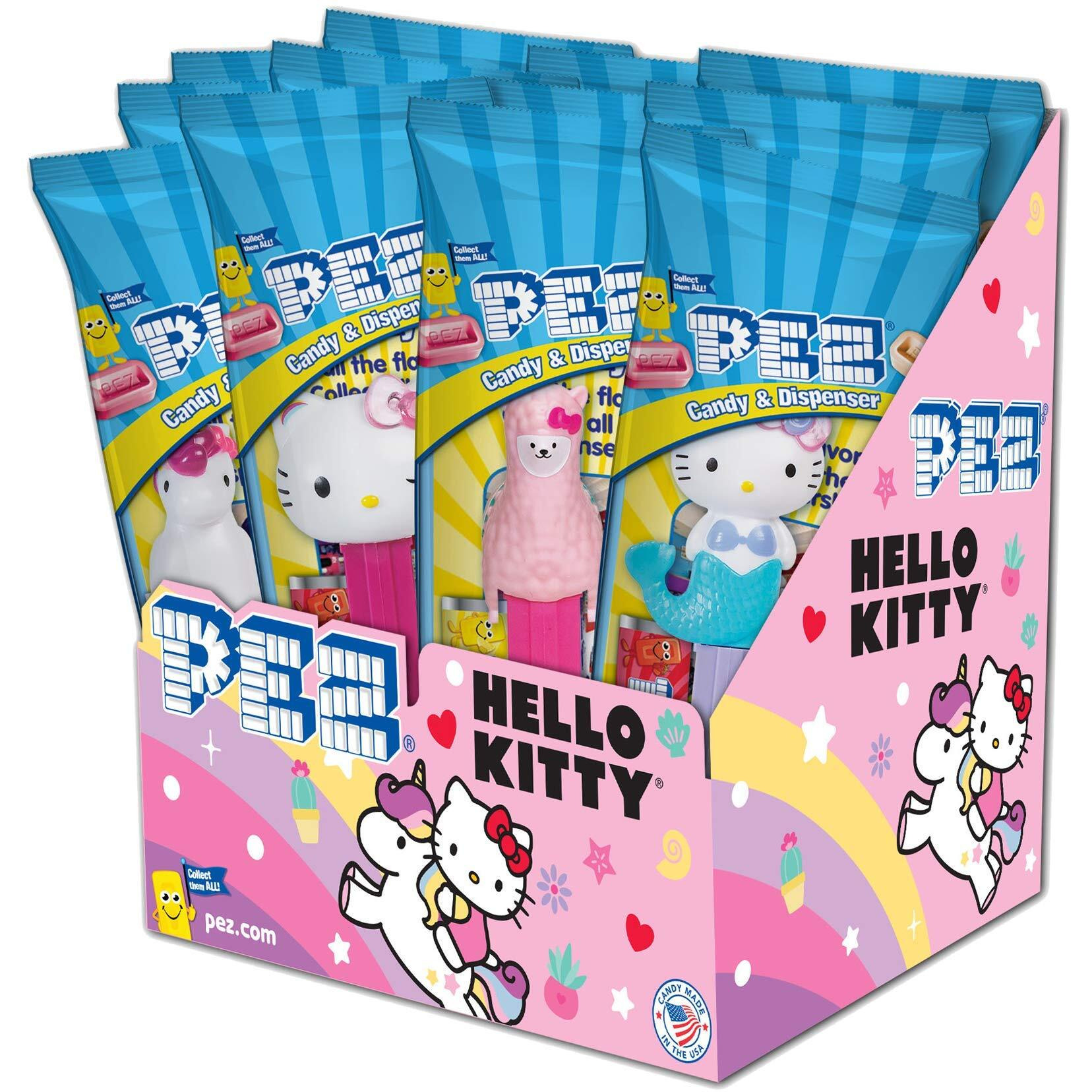 Pez Hello Kitty, 0.58-Ounce Assorted Candy Dispensers (Pack Of 12)
