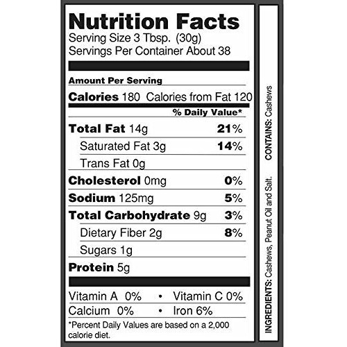 Kirkland Signature Whole Fancy Cashews Salted And Roasted, 40 Oz (Pack Of 4)