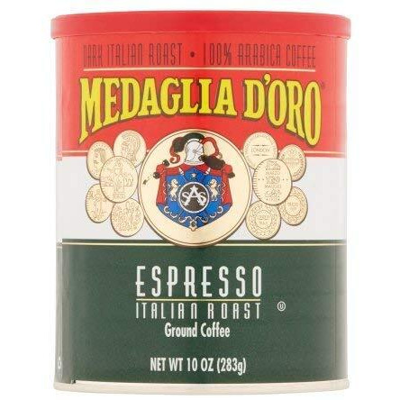 Medaglia D Oro, Caffe Espresso Can Ground, 10-Ounce (6 Pack)