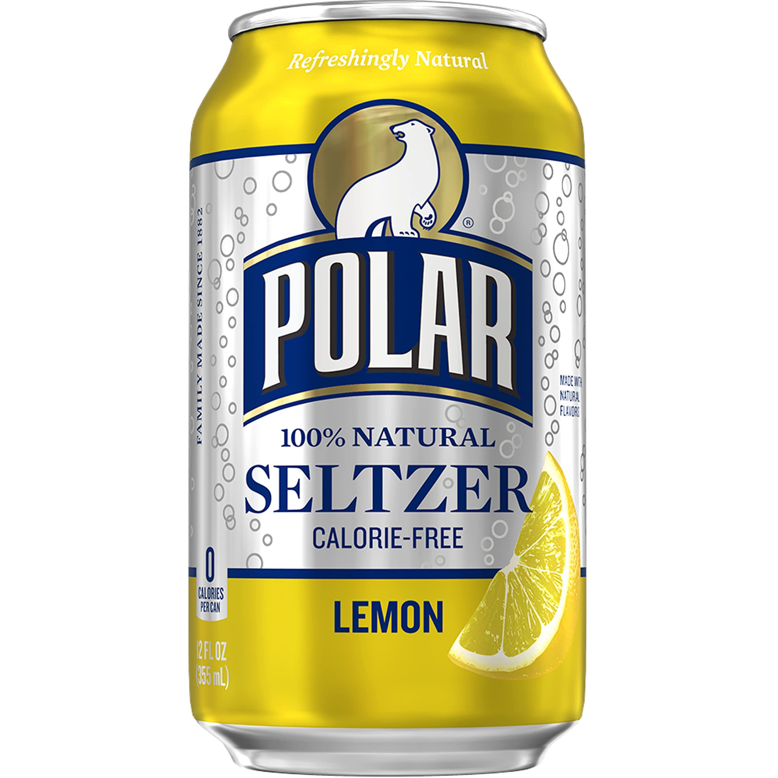 Polar Seltzer Lemon, 12 Fluid Ounce (Pack Of 12)