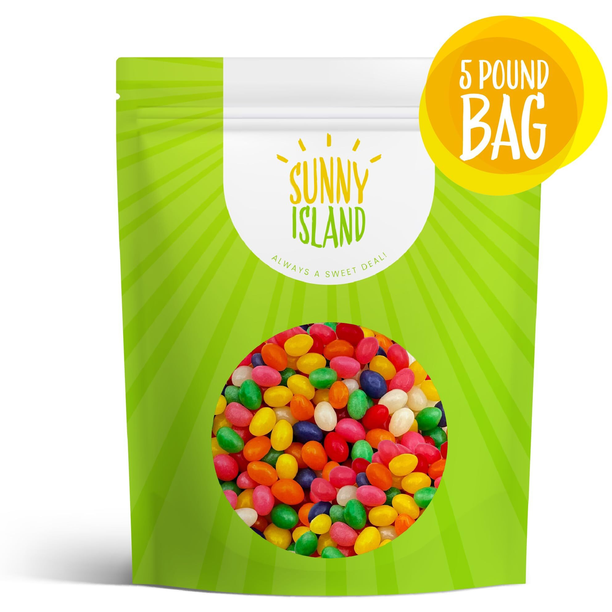 Jelly Beans Candy - 5-Pound Bag - Classic Fruit Flavors Assortment