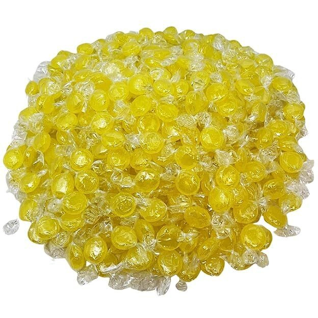 Sugar Free Lemon Drops Hard Candy-Keto Friendly-1.5 Lbs Lemon Fresh Flavored Individually Wrapped-Ideal Diabetic Candy, Gluten Free(24 Oz)