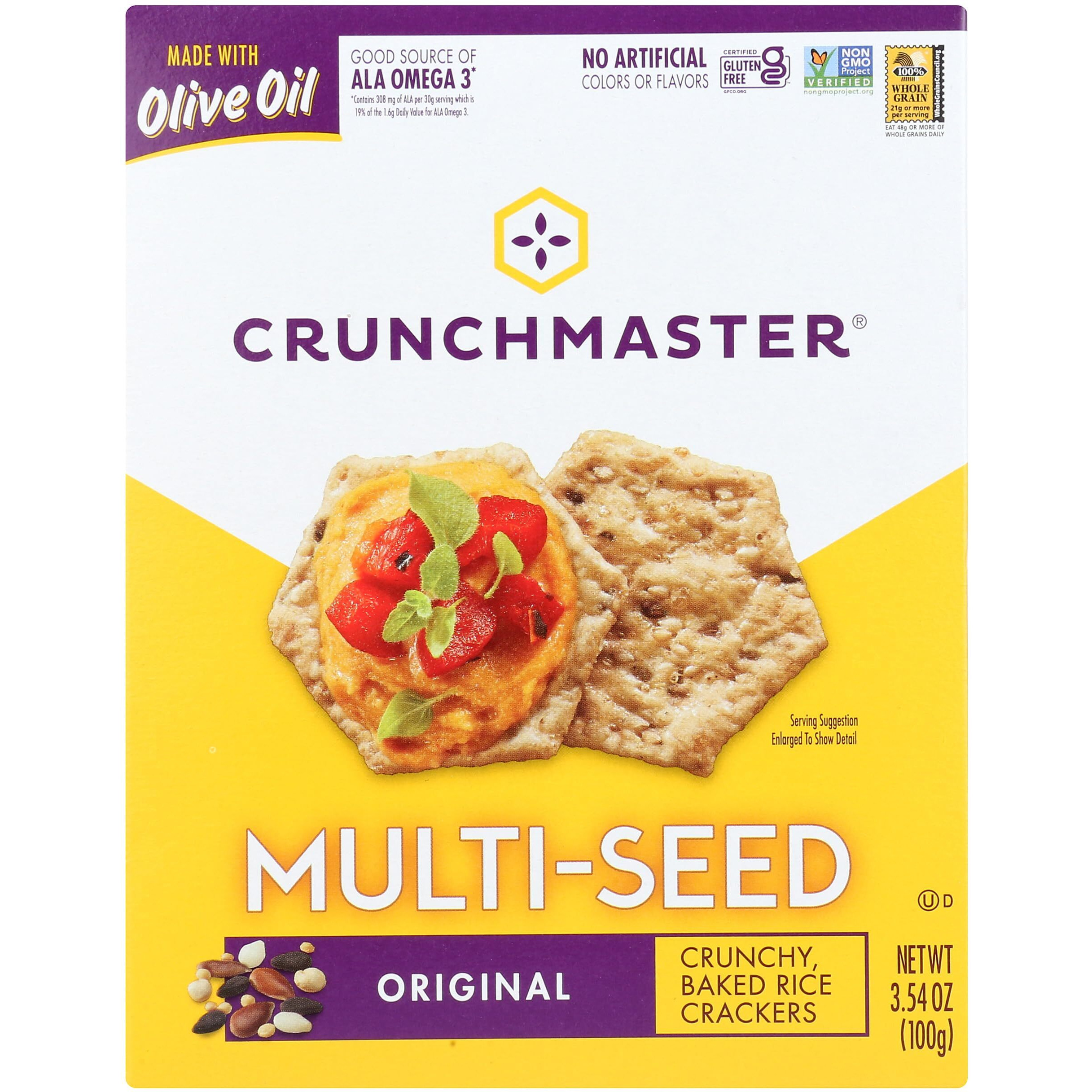Crunchmaster Original Multi-Seed Crackers, 3.54 Oz