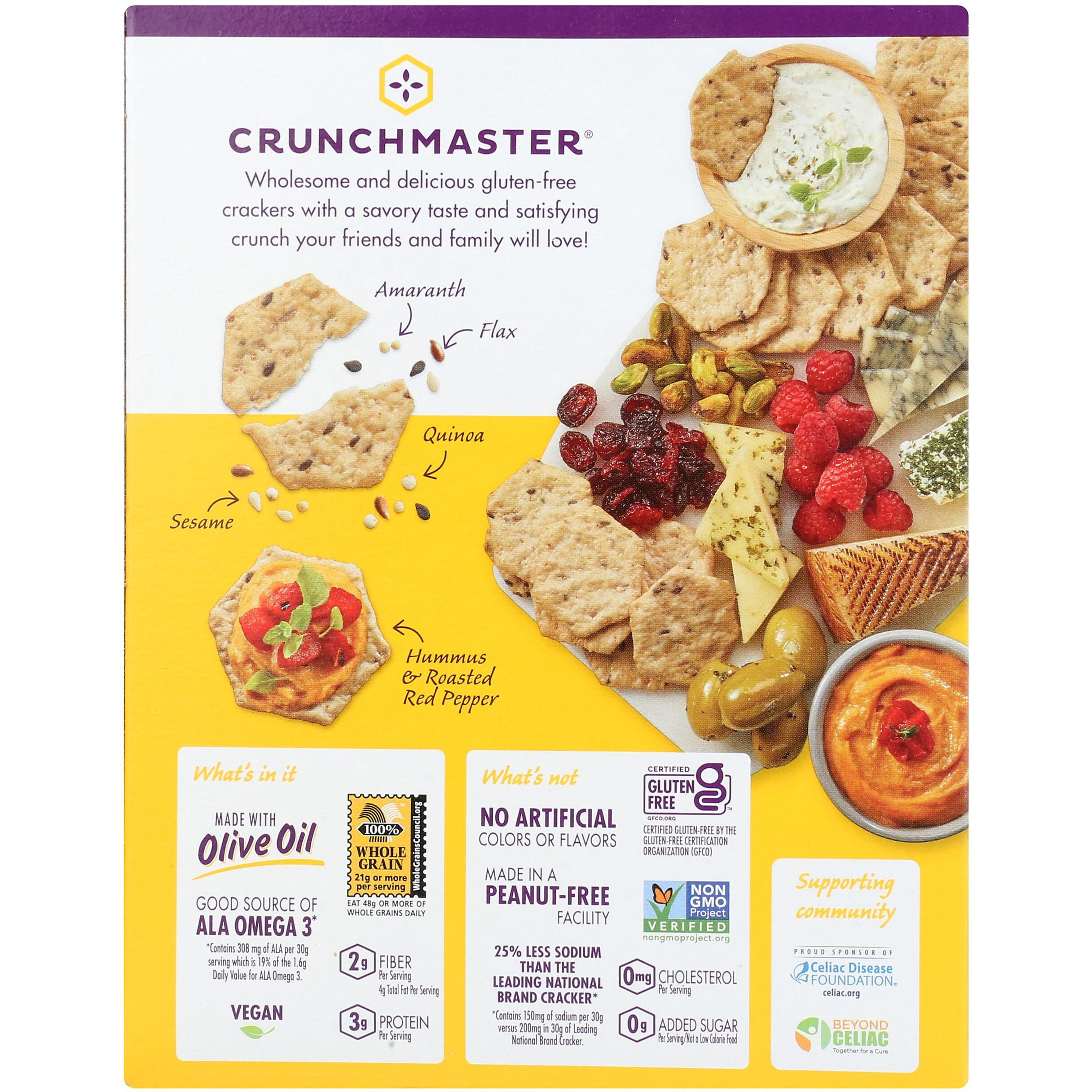 Crunchmaster Original Multi-Seed Crackers, 3.54 Oz