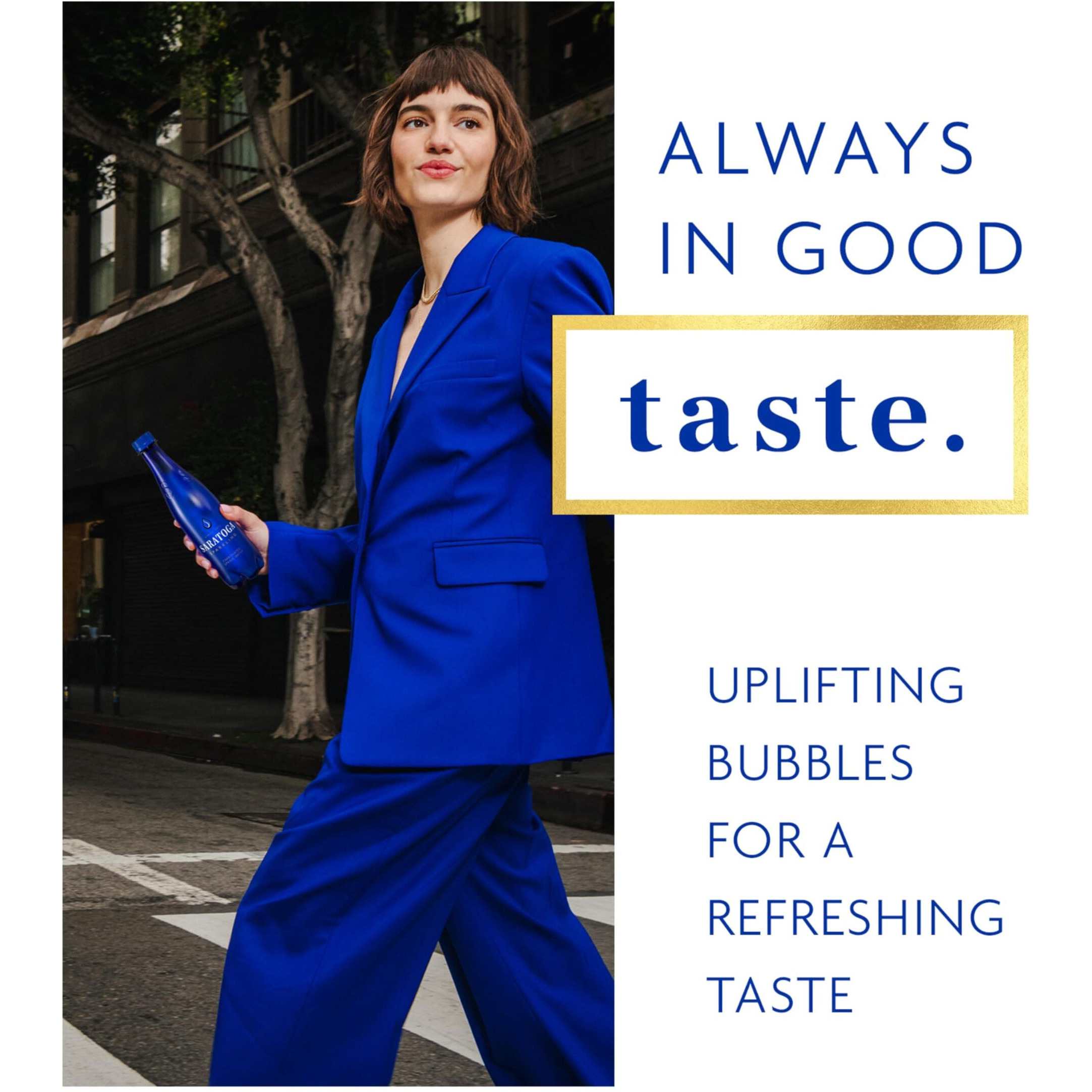 Saratoga Sparkling Spring Water - 12 Oz. (Carbonated, Pack Of 24)