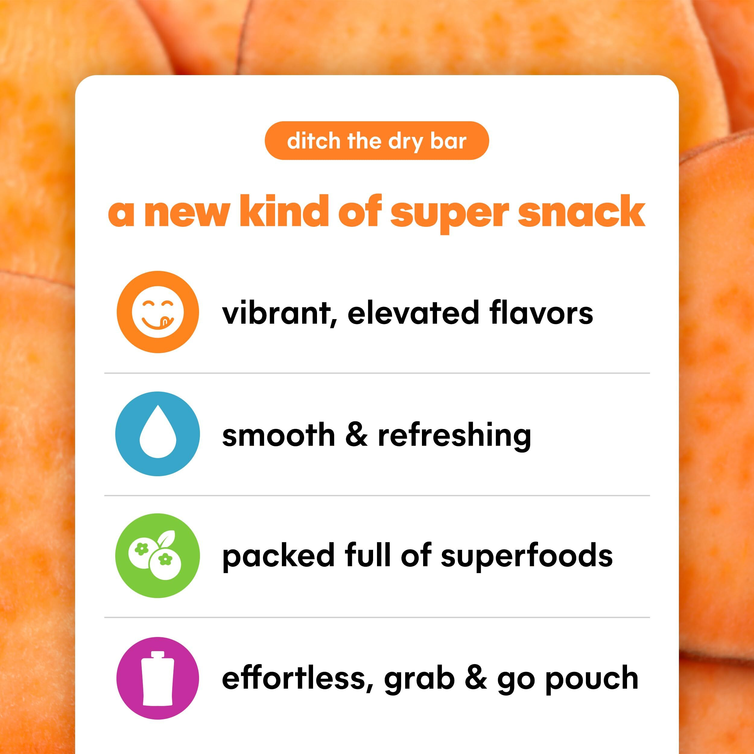 Noka Superfood Fruit Smoothie Pouches, Sweet Potato Goji, Healthy Snacks With Flax Seed, Plant Protein And Prebiotic Fiber, Vegan And Gluten Free Snacks, Organic Squeeze Pouch, 4.22 Oz, 12 Count