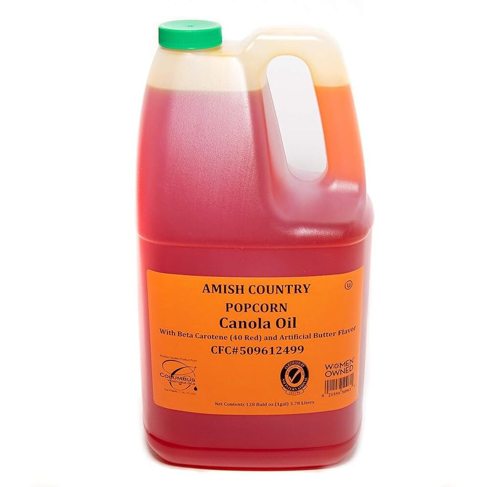 Amish Country Popcorn | Butter Flavored Canola Oil - 1 Gallon