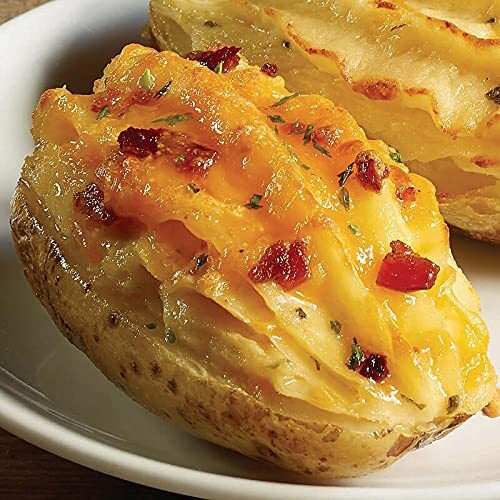 Deliciously Loaded Twice Baked Potatoes, 8-Count, 5 Oz - Gourmet Side Dish Made With Real Butter And Cheddar Cheese. Perfect For Steaks, Roasts, Seafood, And Burgers From Kansas City Steak Company.
