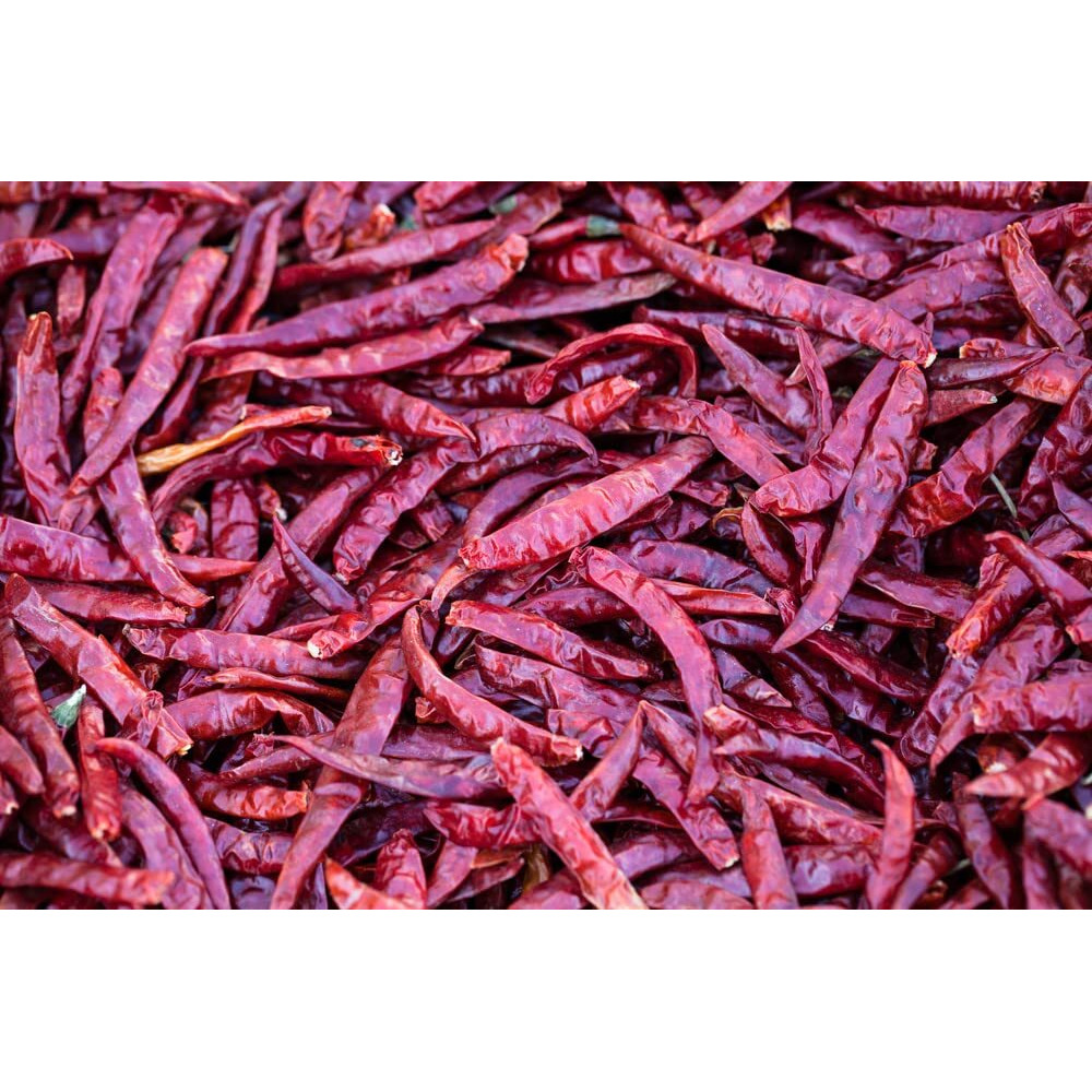 Authentic Red Thai Chili Peppers, 5 Oz. Bag, Genuine Hot Red Whole Pepper Chilis, Dried Fresh For Cooking Traditional Asian Foods, Soups, And Curry By Amazing Chiles & Spices