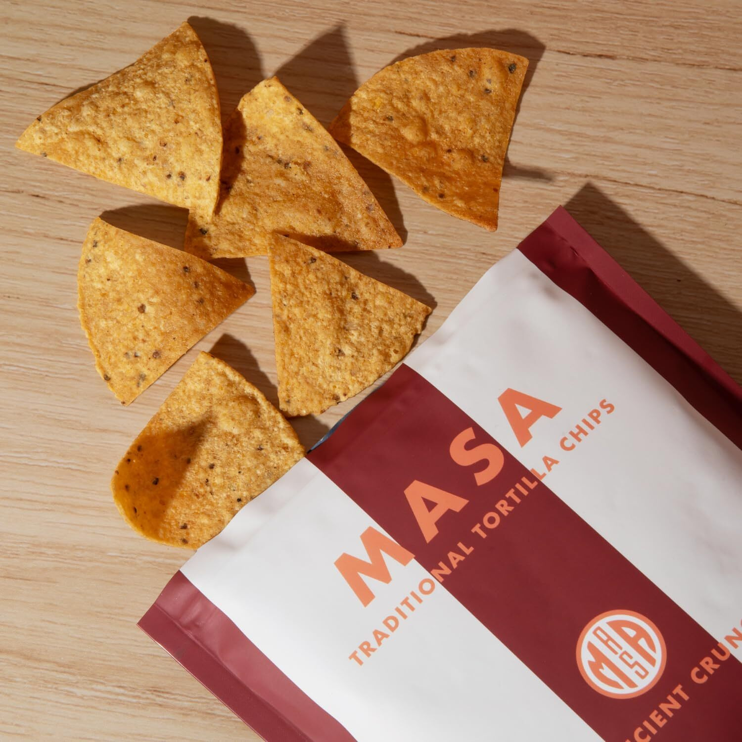 Masa Chips - Cobanero Tortilla Chips - Handmade Corn Tortillas - Spicy Chips & Snacks - Naturally Grown Yellow Corn, Grass Fed Tallow, Sea Salt, Chili - Seed Oil-Free Hot Chips - 2 Pack 5 Ounce Each