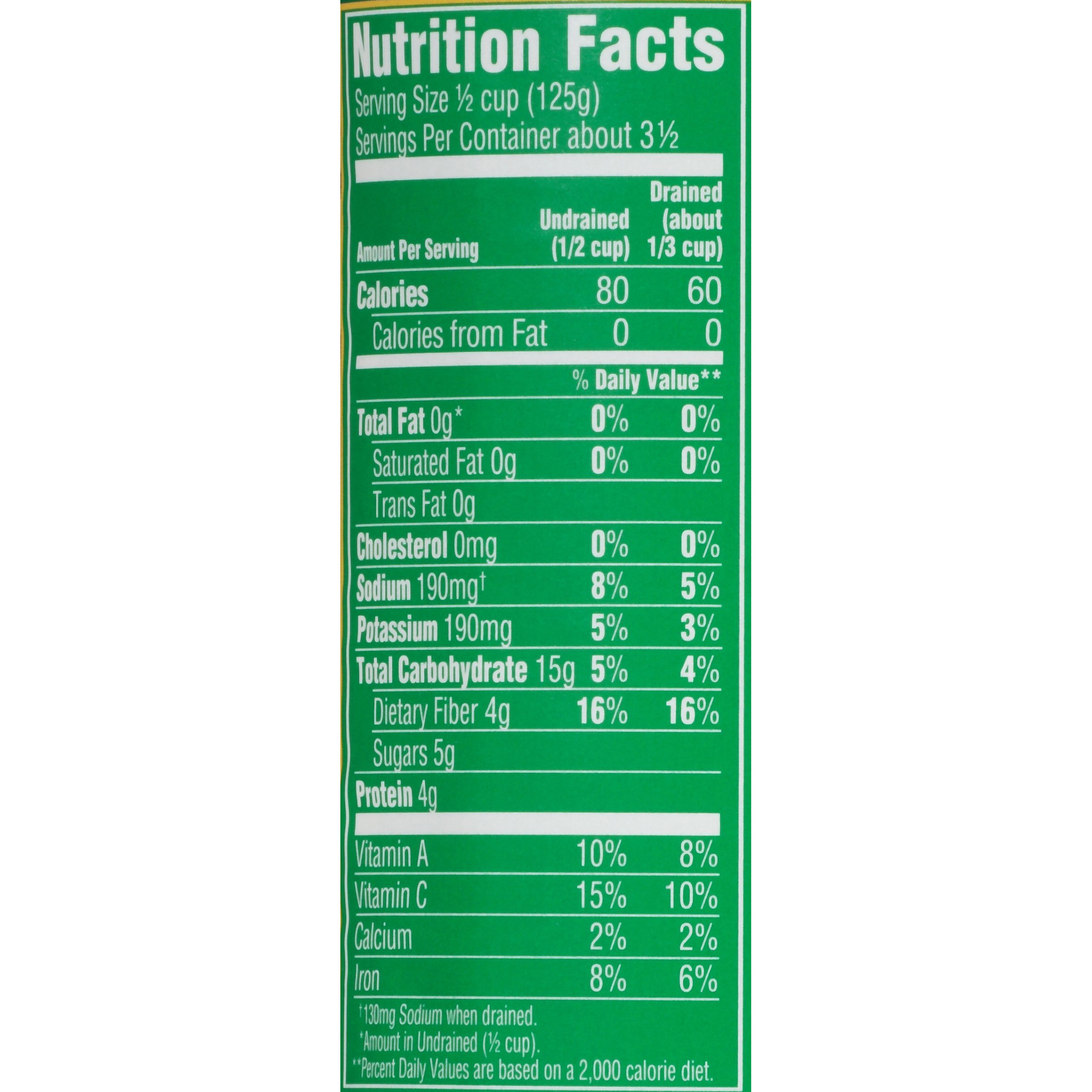 Del Monte Canned Sweet Peas With 50% Less Sodium, 15 Ounce (Pack Of 12)