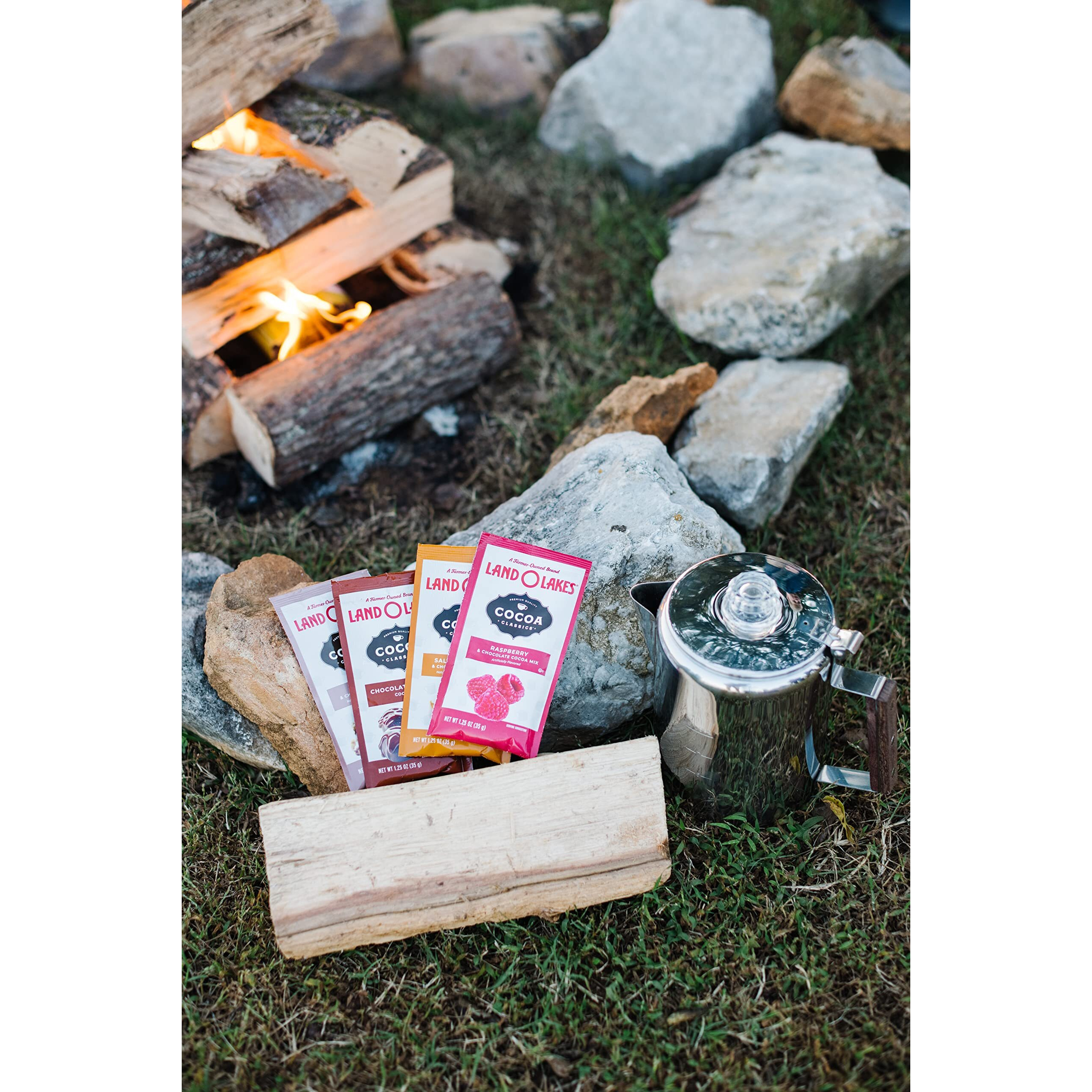 Land O Lakes Cocoa Classics, Raspberry & Chocolate Hot Cocoa Mix, 1.25-Ounce Packets (Pack Of 36)