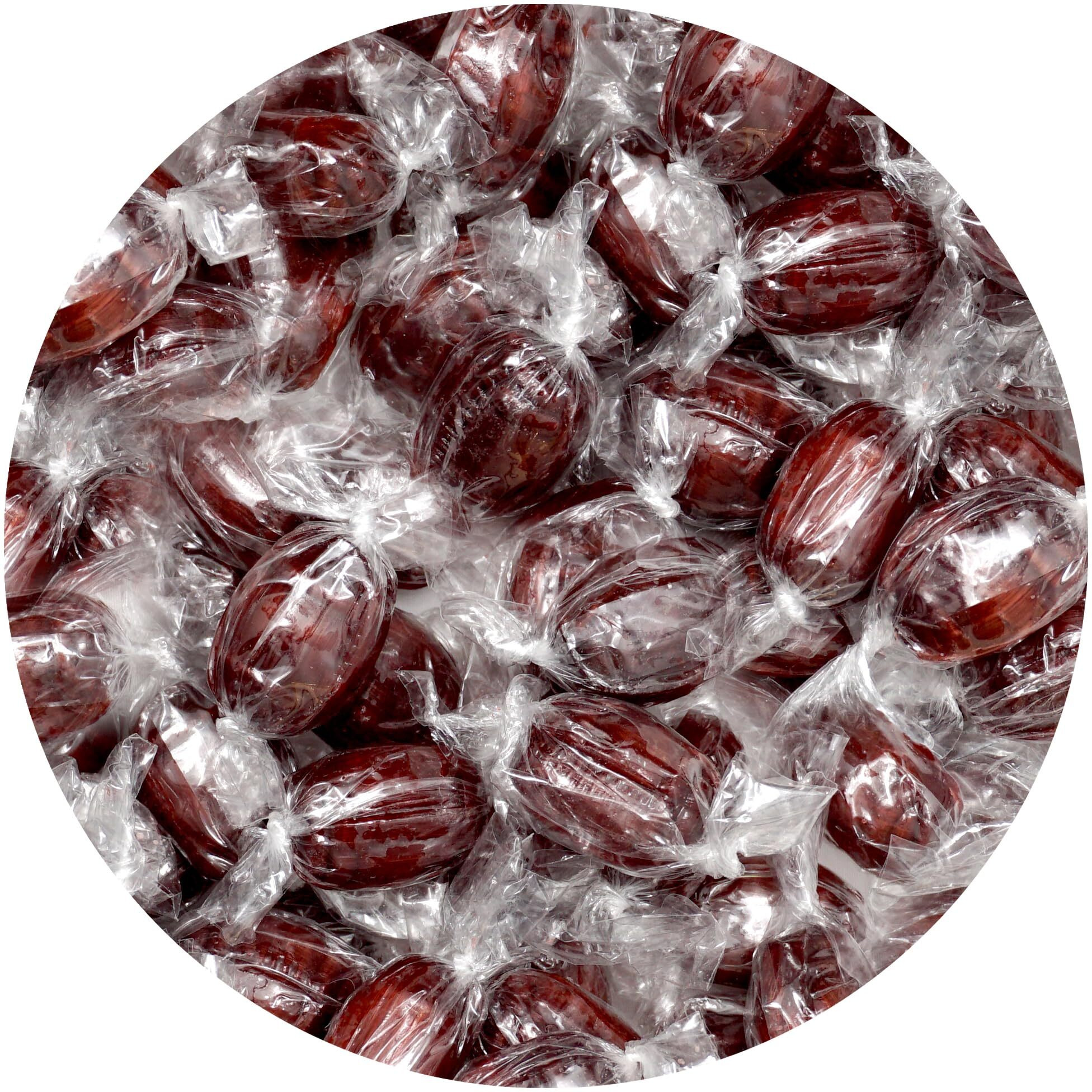 Root Beer Barrels Hard Candy - 2Lb Bulk Bag (Approximately 130 Pcs) - Old Fashioned Hard Candy - Individually Wrapped Bulk Candy - The Hampton Popcorn & Candy Company