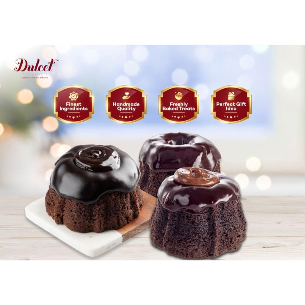Gourmet Chocolate Lovers 1 Brownie Ganache Bakery Collection