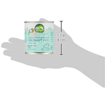 Nature's Charm Sweetened Condensed Coconut Milk, Vegan, Lactose Free - 11.25Oz Pack Of 6. Rich And Tasty Combo With Kc Commerce Wodden Spoon.