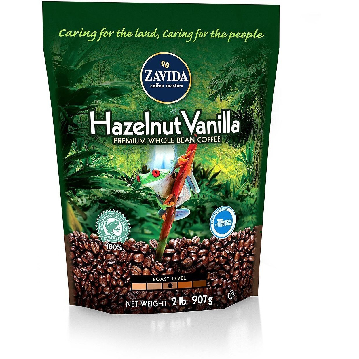 Zavida Coffee Hazelnut Vanilla Whole Bean - 2Lb (Pack Of 2)
